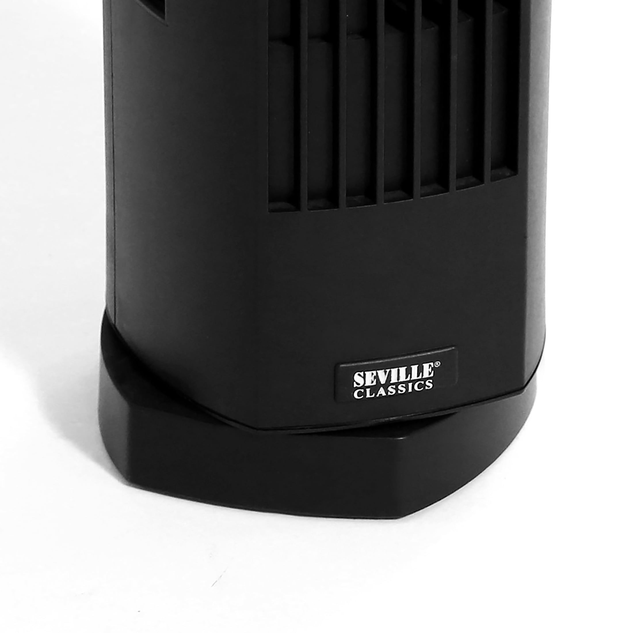 Seville Classics Ultra Slimline Tower Fan Combo Pack - 40" Tower Fan & 17" Personal Tower Fan, Black - Image 2