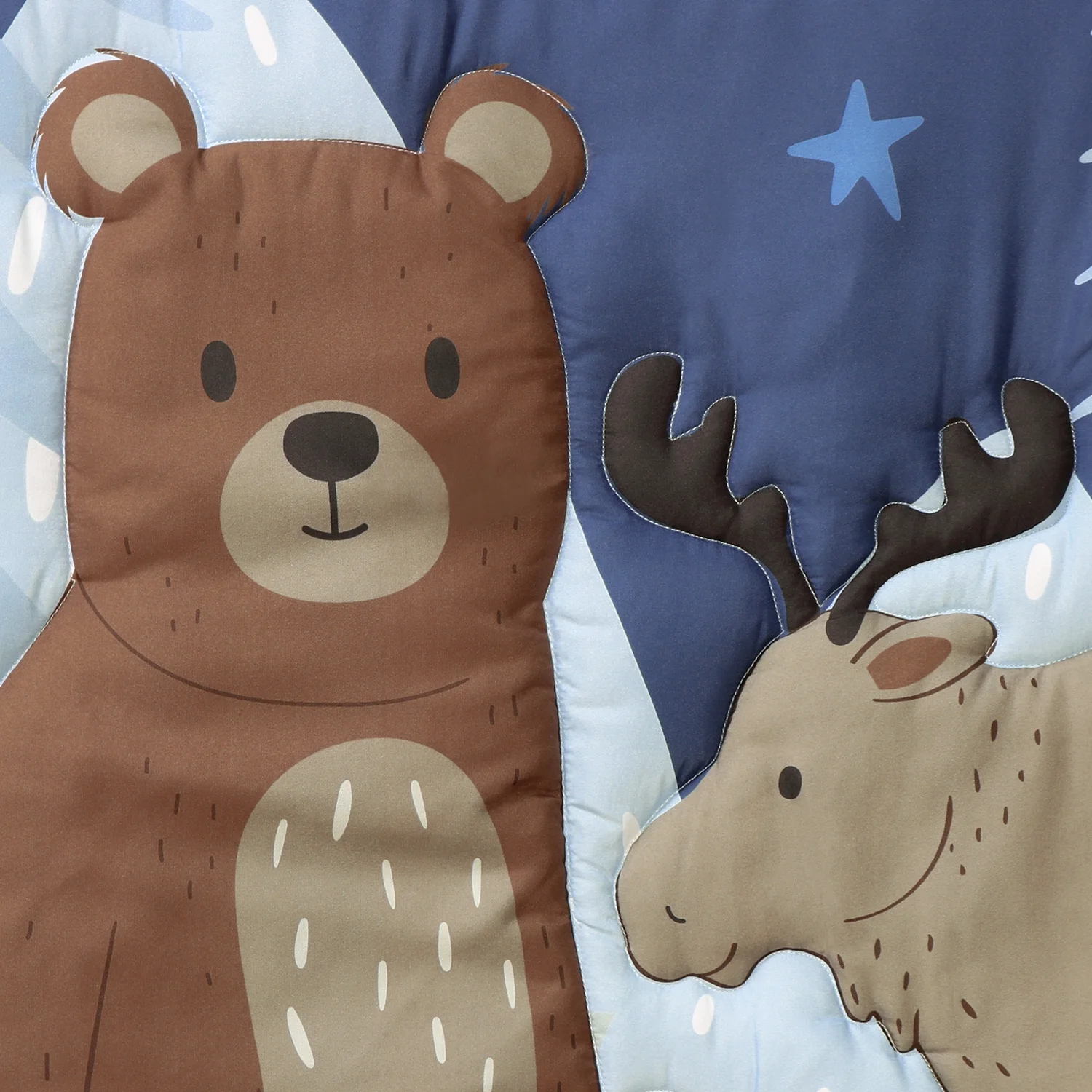 The Peanutshell Crib Bedding Set for Baby Boys, Under the Stars, 3 Pieces - Image 6