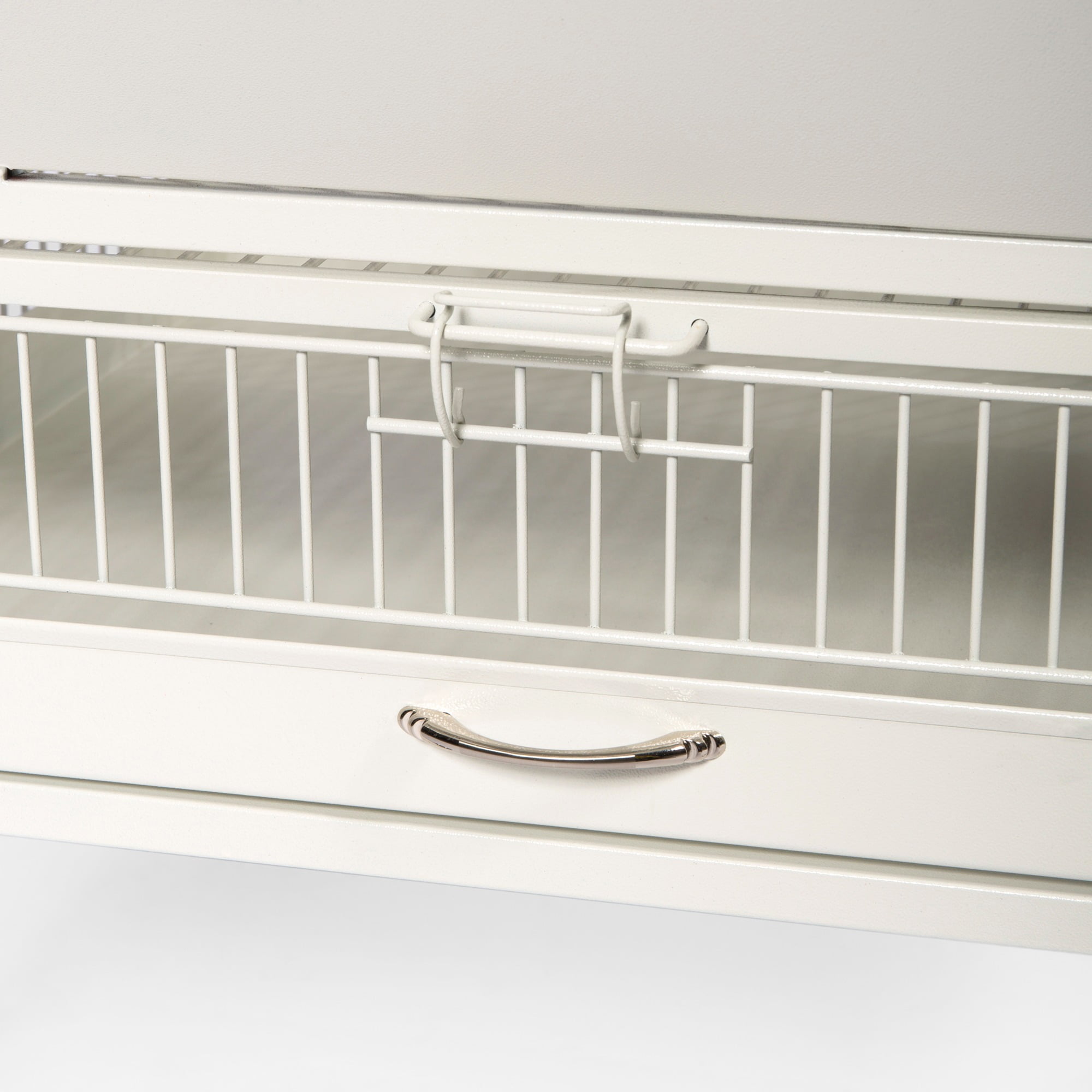 Prevue Pet Products Select Wrought Iron Parrot Bird Cage 24x20x60", Chalk White - Image 14