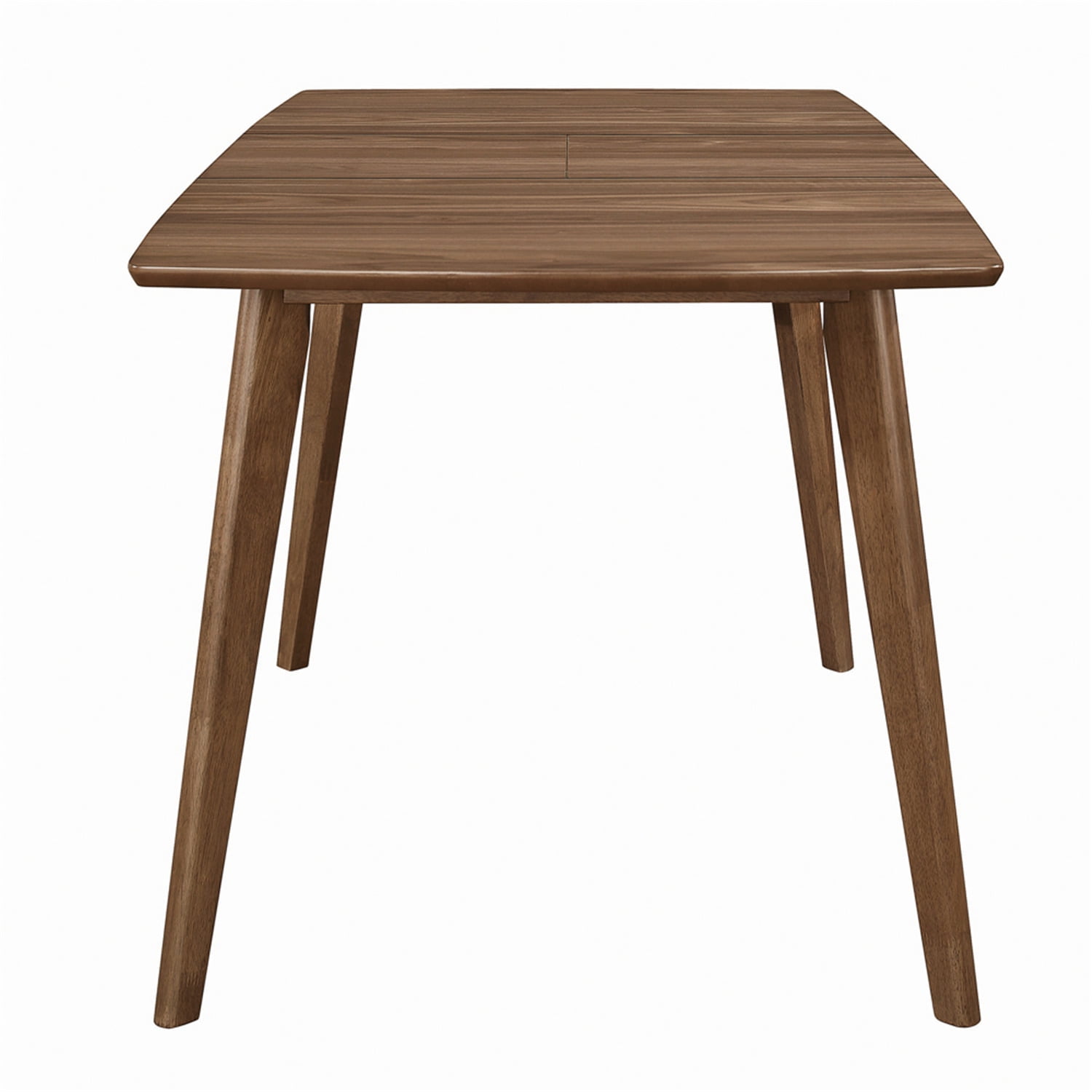 Mid-Century Modern Natural Walnut Dining Table - Image 2