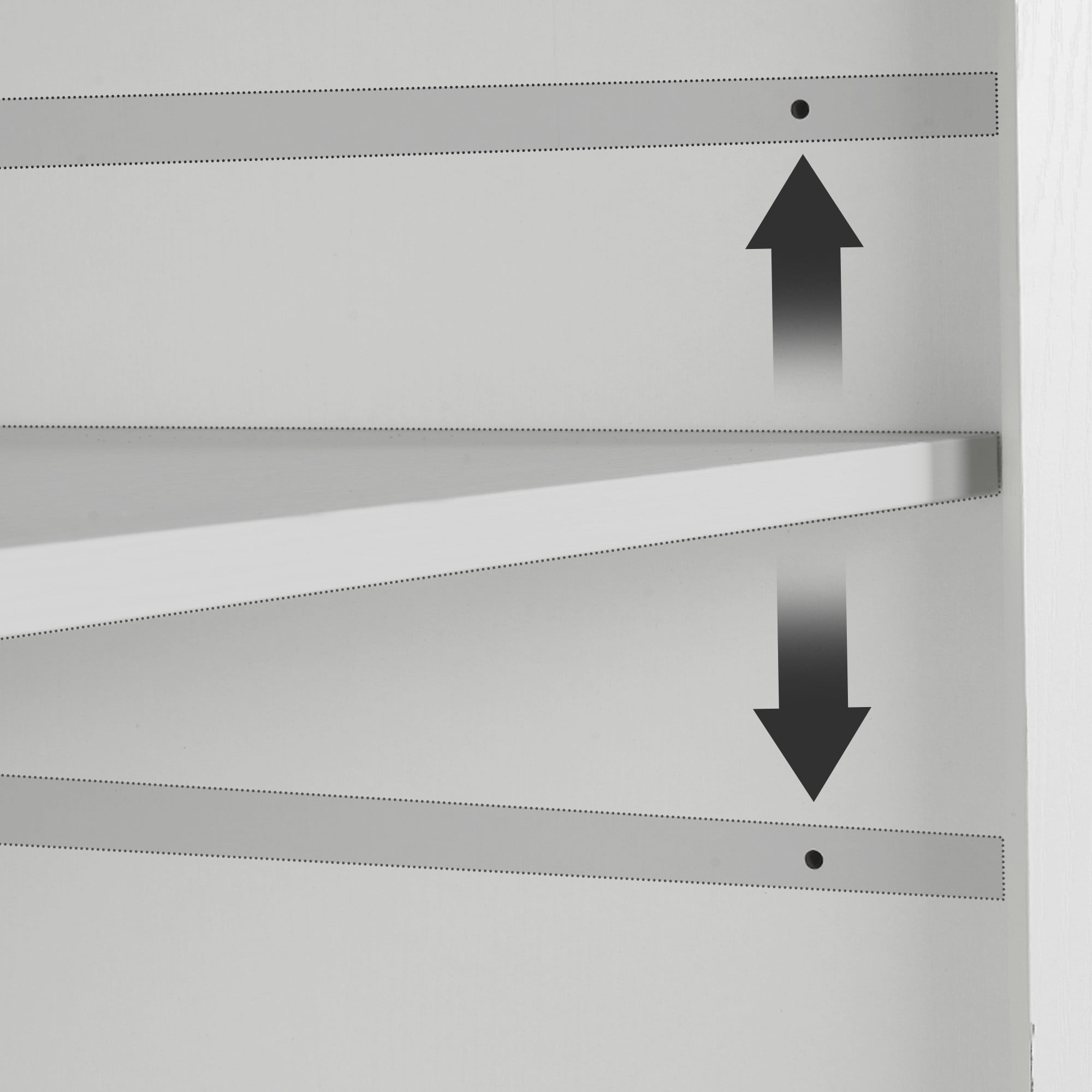 DEXTRUS Farmhouse Nightstand End Table with Charging Station and LED Lights, Side Table with Door & Storage Shelf Nightstand for Living Room Bedroom - White - Image 7