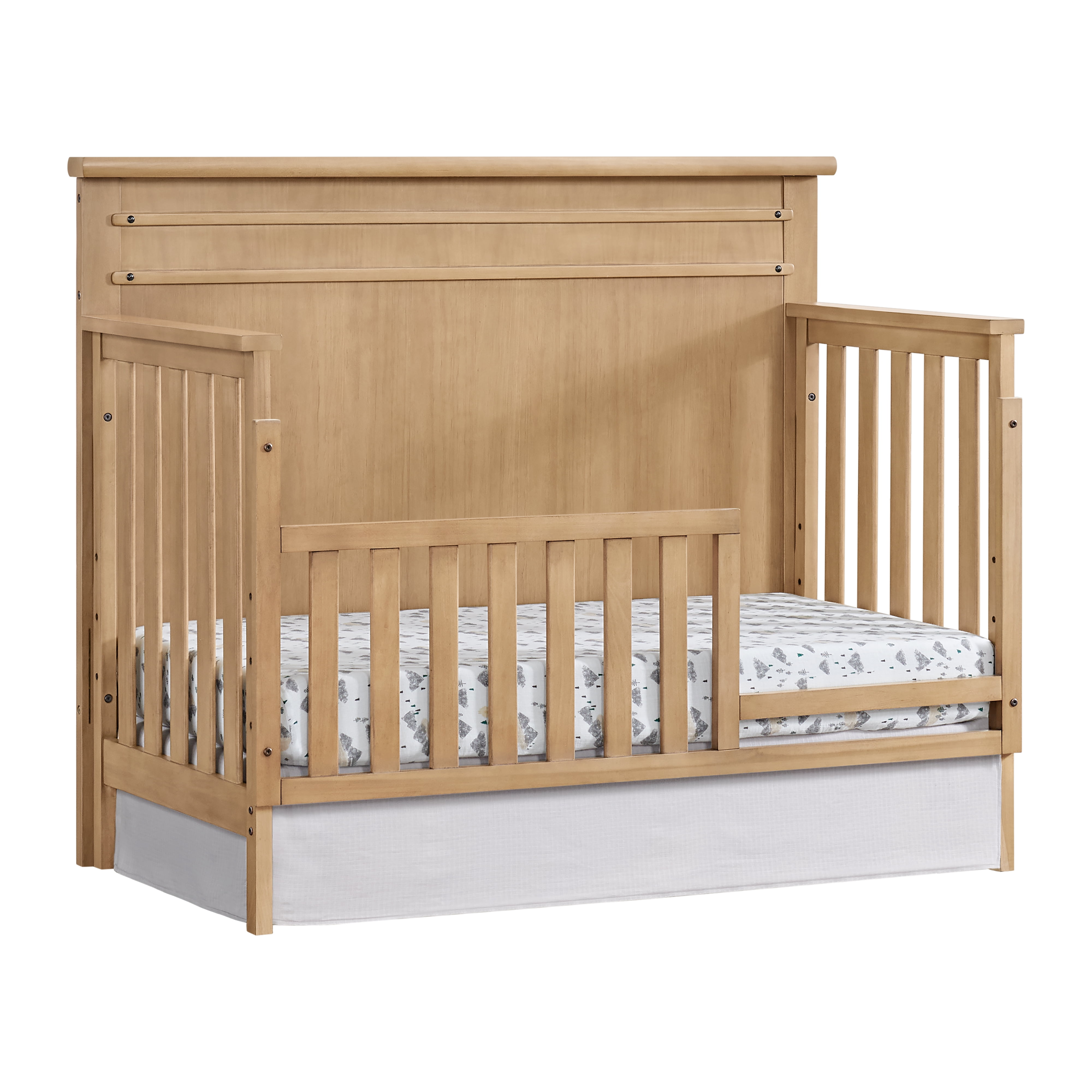 Soho Baby Morrison 4 in 1 Convertible Crib Honey Wood - Image 6