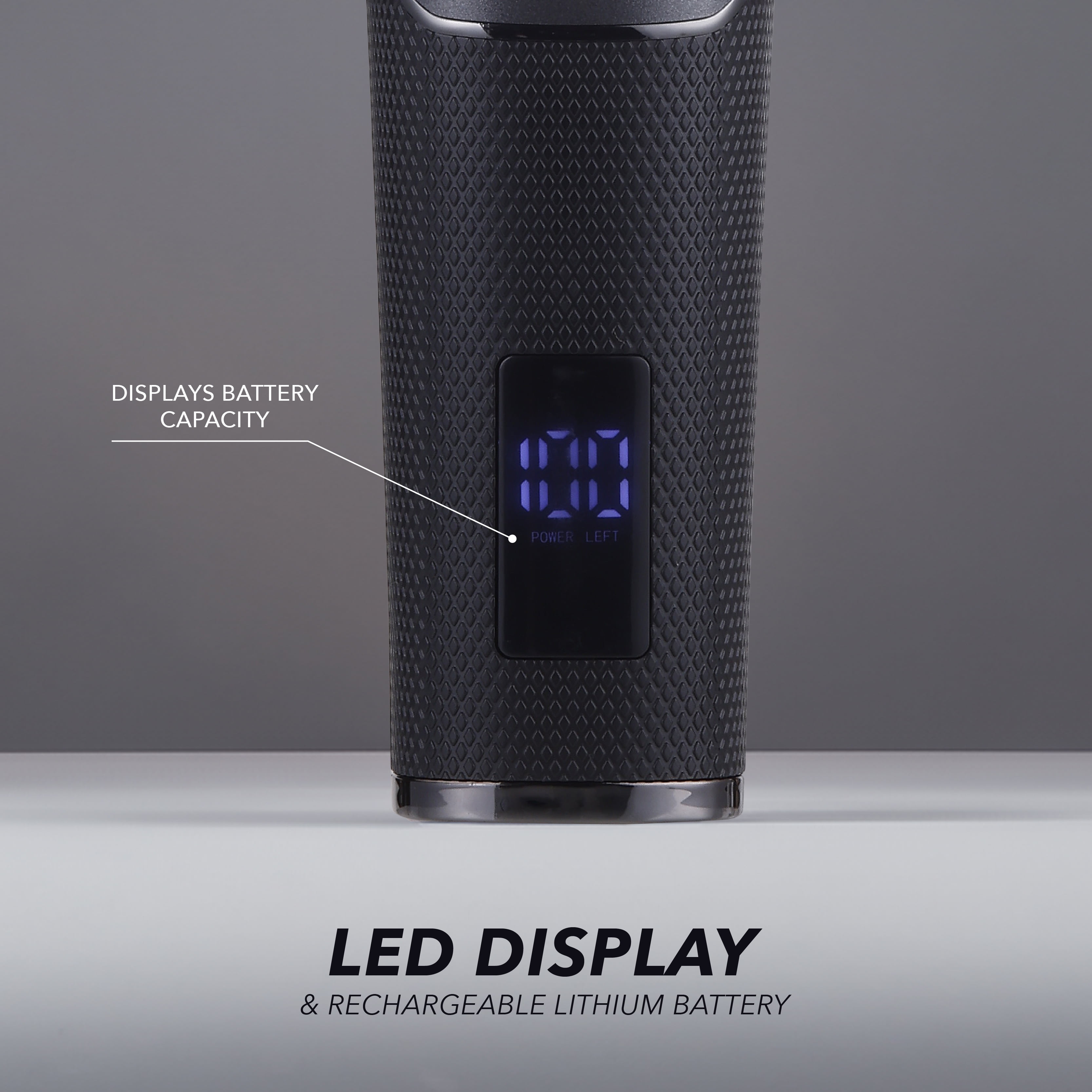 Brookstone Christian McCaffrey Special Edition, 3-in-1 Cordless Rechargeable Pro Shaving Kit Includes Men's Electric Shaver, Trimmer, and Clipper - Image 3