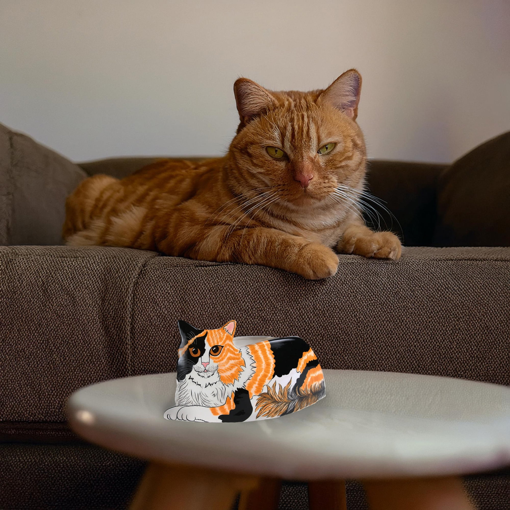 Rescue Me Now Pavilion Gift, Calico Cat Planter Vase, 6-1/2-Inch Tall - Image 5