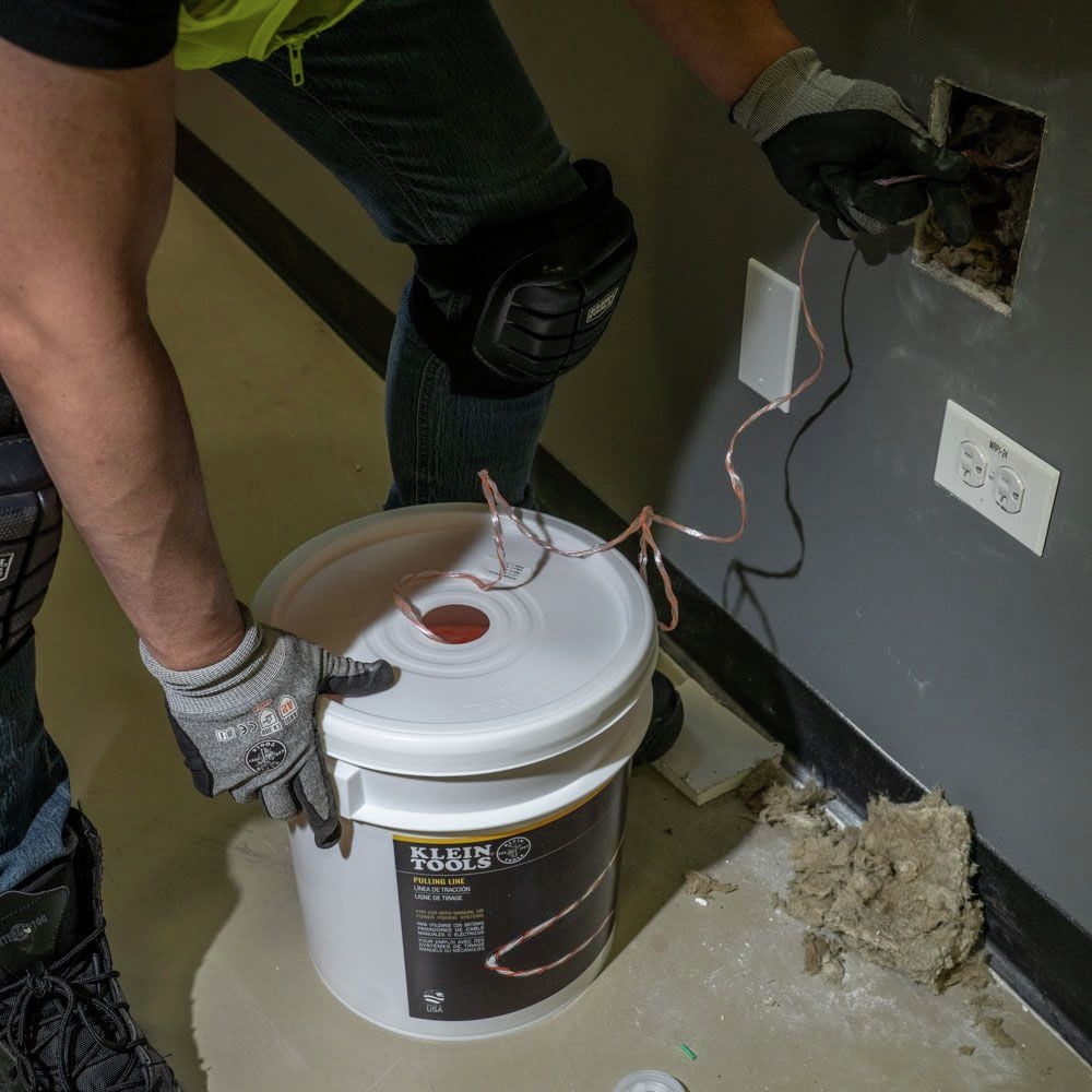 6500 ft. Poly Pull Line for Light Duty Cable - Orange/White - Image 7