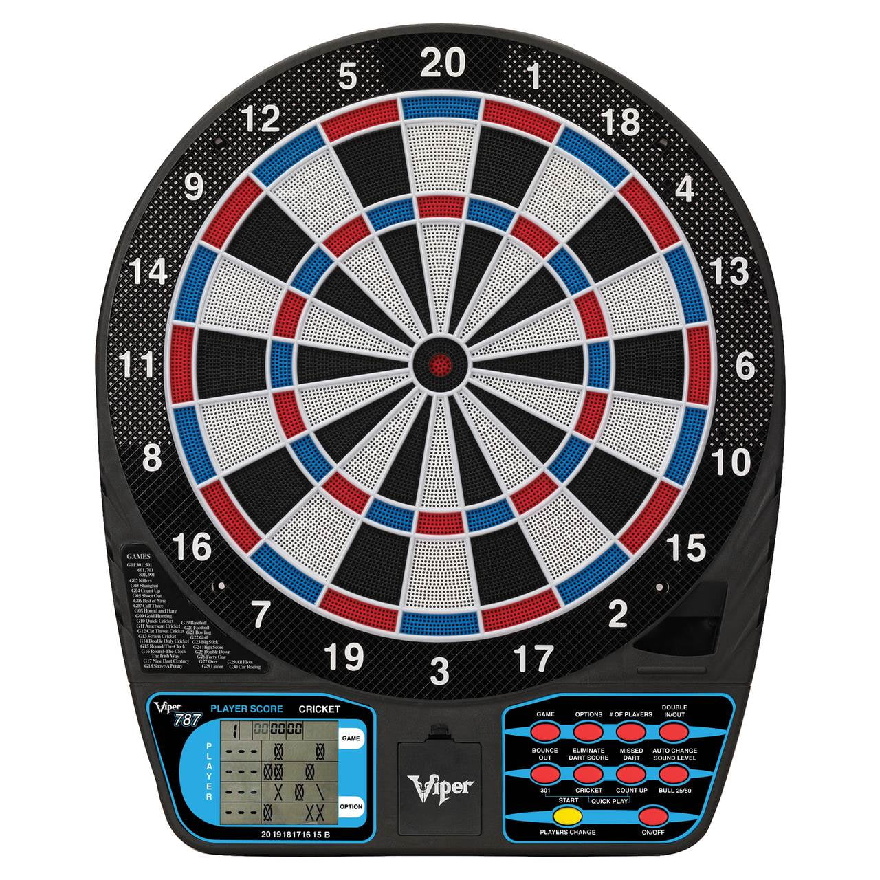 Viper 787 15.5 Inch Battery Operated Electronic Soft Tip Dartboard w/ Dart Sets - Image 2