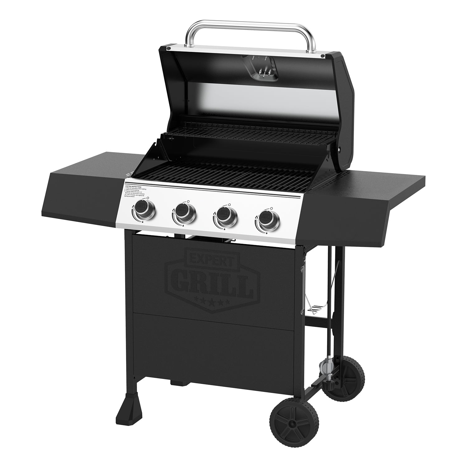 Expert Grill 4-Burner Propane Gas Grill with Stainless Steel Burners and Porcelain Enamel Firebox - Image 14