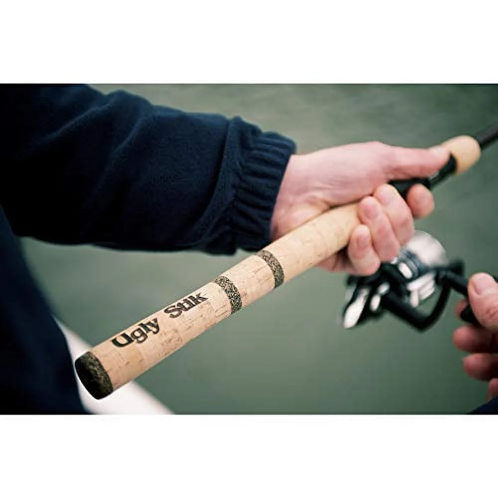 Ugly Stik Elite Spinning Rod, 6'6" Ultra Light Fishing Rod, 2 Piece - Image 4
