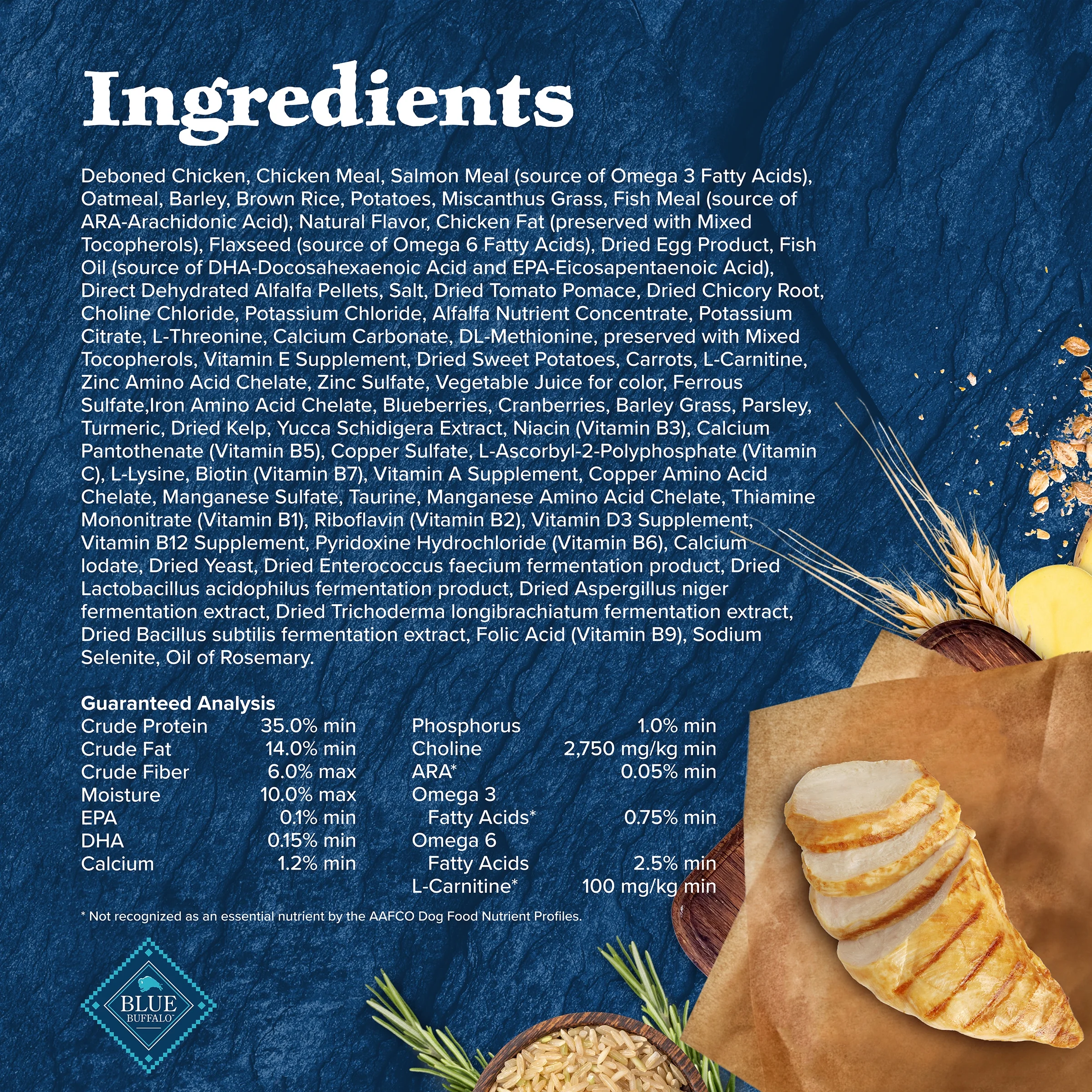 Blue Buffalo Wilderness High-Protein Dry Dog Food for Large Breed Puppies, Chicken, 24 lb bag. - Image 4