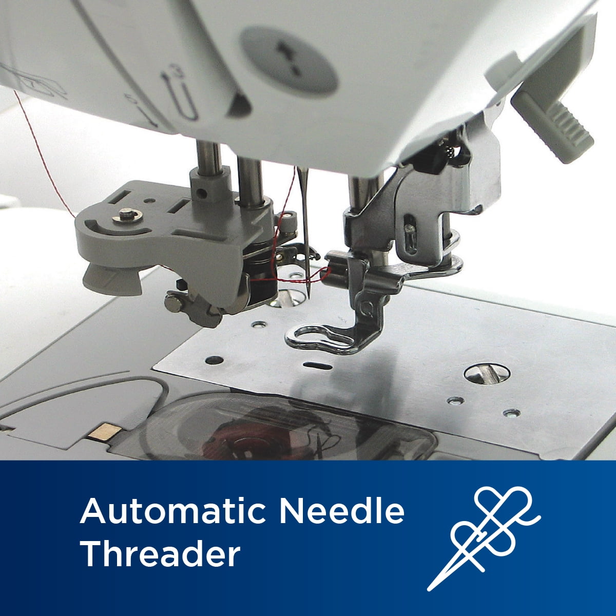 Brother Embroidery Machine, PE535, 80 Built-in Designs, 9 Font Styles, 4" x 4" Embroidery Area, 3.2in LCD Touchscreen, USB - Image 6