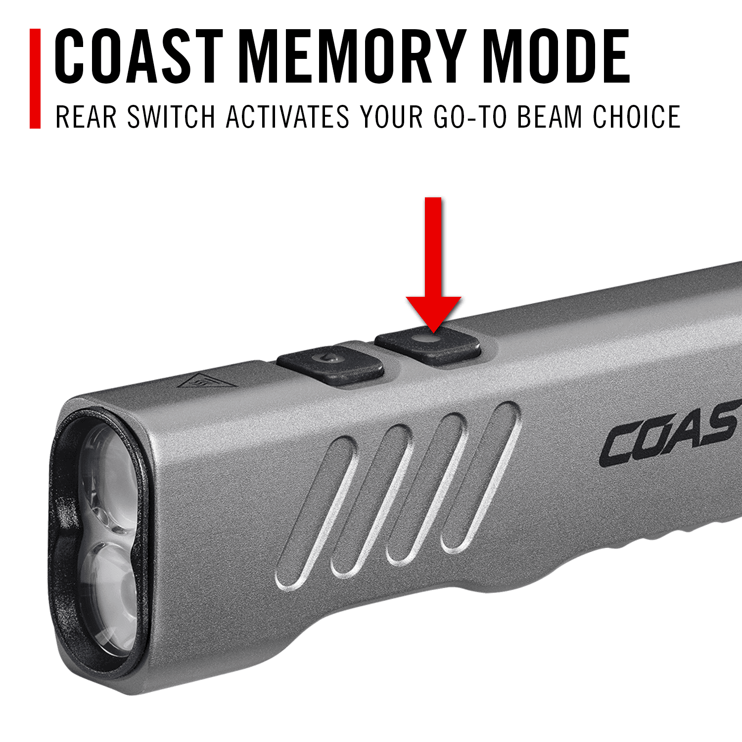 COAST SLAYER 1150 Lumen Rechargeable LED Flashlight – USB-C, Dual Optic, Waterproof - Image 6
