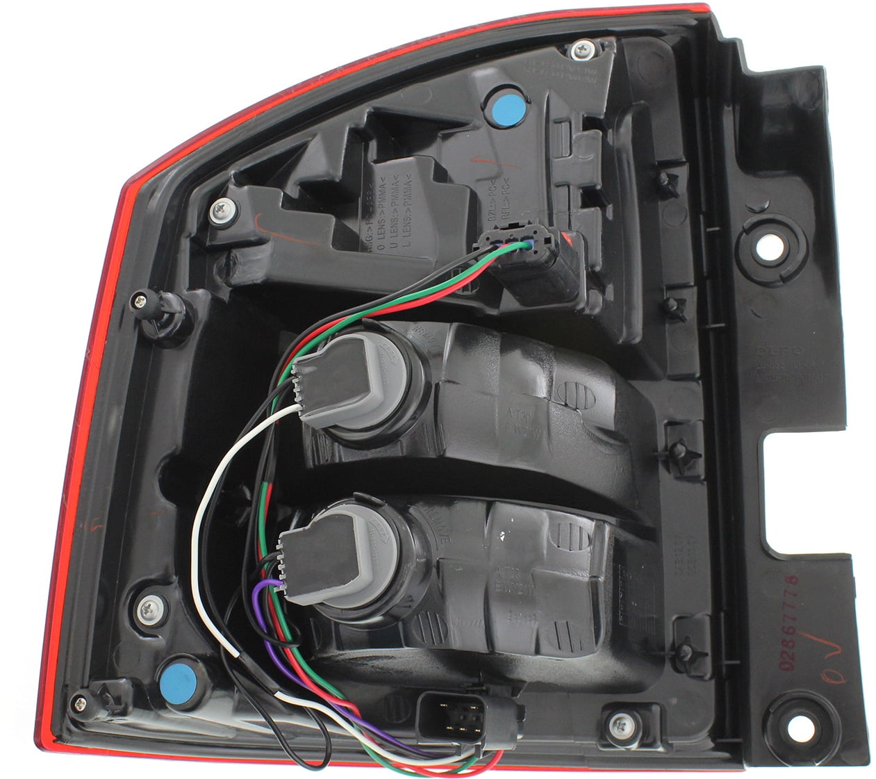 Tail Light Compatible With 2014-2017 Jeep Compass Right Passenger With bulb(s) - Image 6