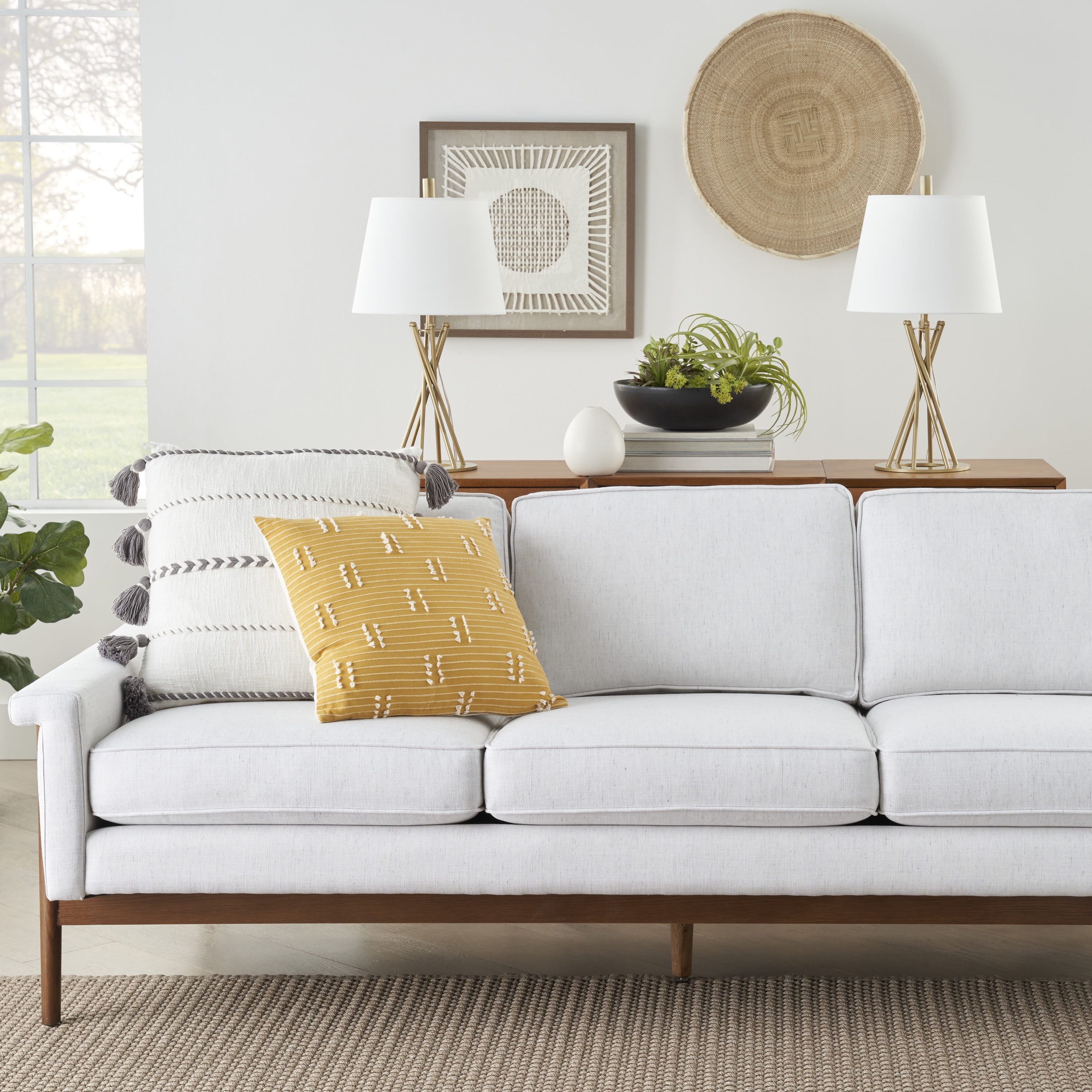 Nourison 23" Gold Metal Twist Accent Table Lamp, Modern, Contemporary for Bedroom, Living Room, Office, End Table - Image 7