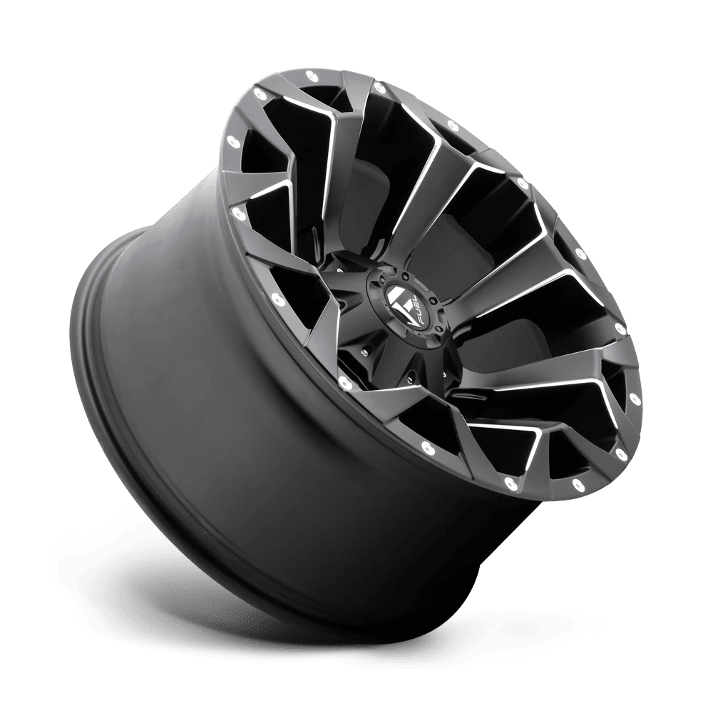 Fuel 1PC Aluminum Rim D546 ASSAULT 18X9in Matte Black Milled Finish, D54618902645 - Image 2