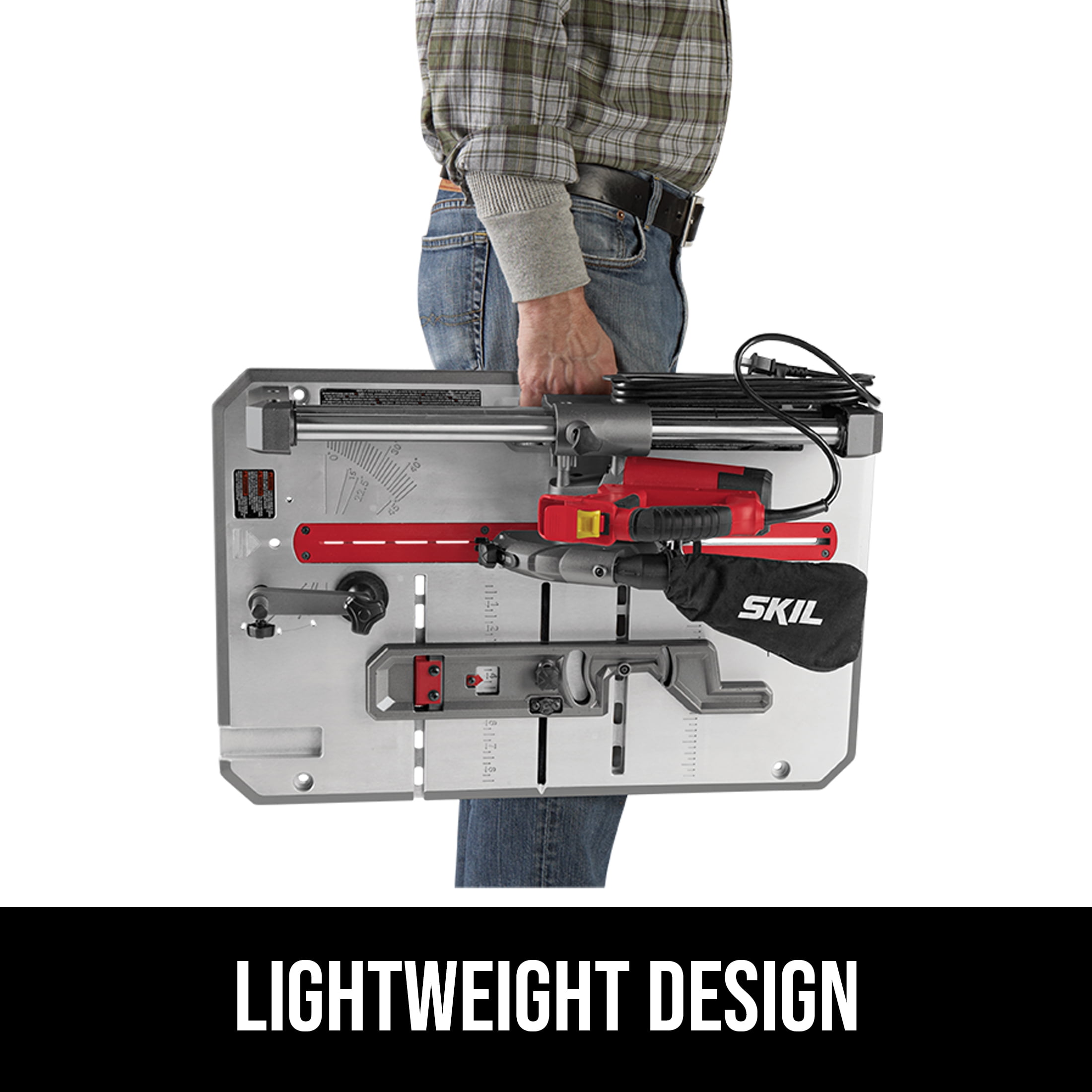 SKIL 3601-02 7 Amp Floor Saw with Lightweight Design for Transport, Miter Detents at 0, 22.5, and 45 Degrees - Image 3