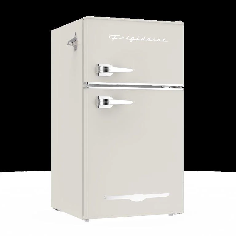 Frigidaire, 3.1 Cu. Ft. 2 Door Retro Compact Refrigerator , Built-In Side Bottle Opener, Cream - Image 11