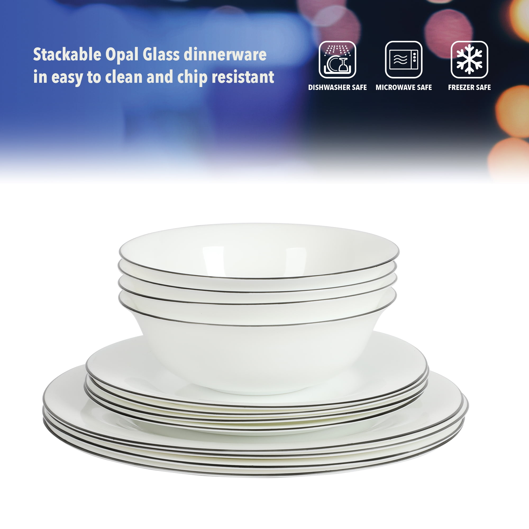 Gibson Home 71-Piece Cookware Set with Stainless Steel & Nonstick Cooking Pots & Pans, Bakeware & Cooking Utensils, Full Kitchen & Dinnerware Set - Image 18