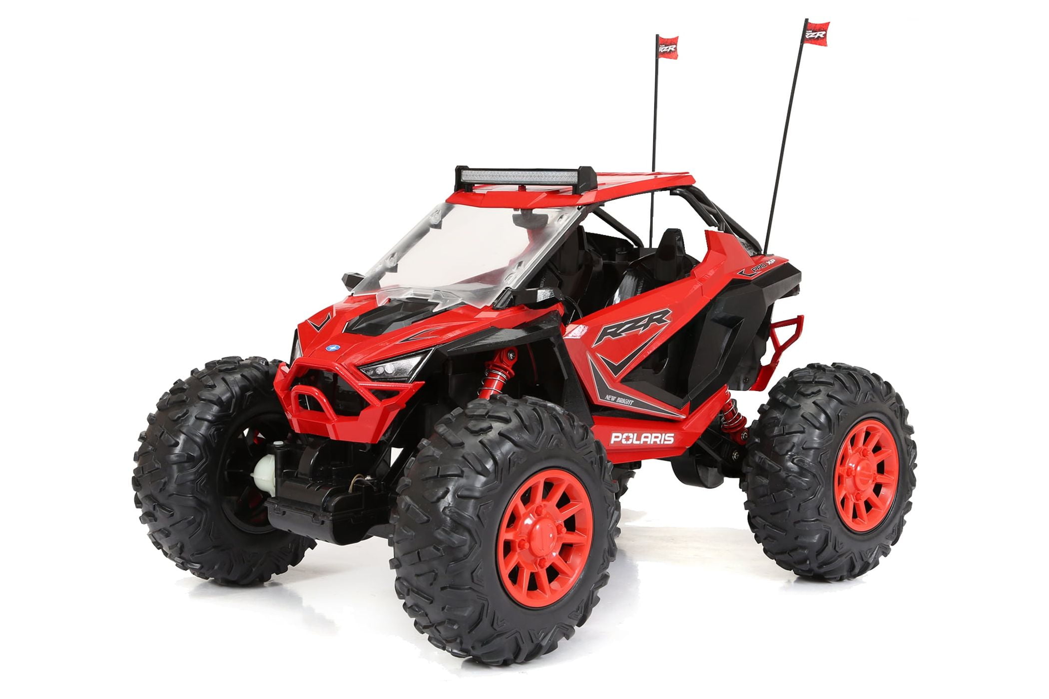 New Bright (1:5) RZR XP Pro Battery Remote Control Red Polaris ATV, 60805-2R Child Tween - Image 4