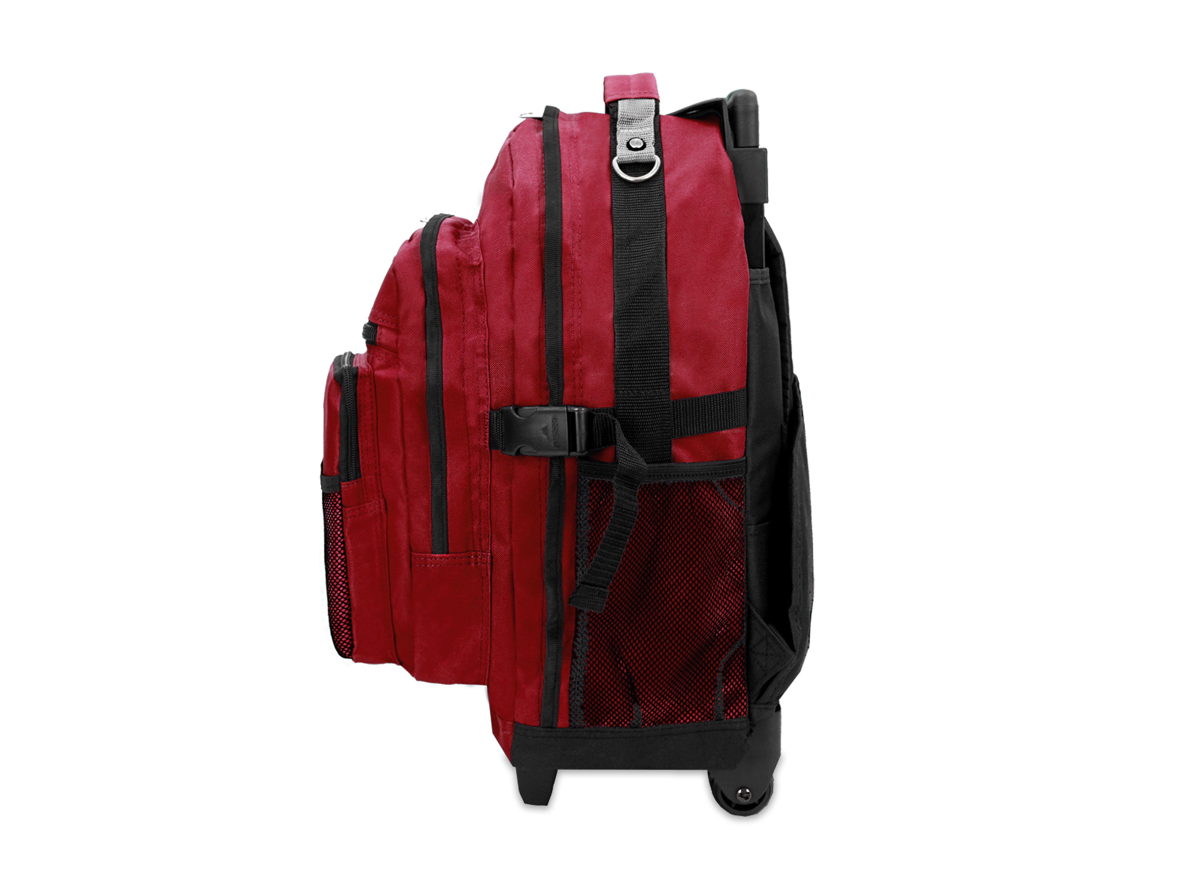 Everest 21" Deluxe Wheeled Backpack, Burgundy All Ages, Unisex 5045WH-BURG, Carrier and Shoulder Book Bag for School, Work, Sports, and Travel - Image 5