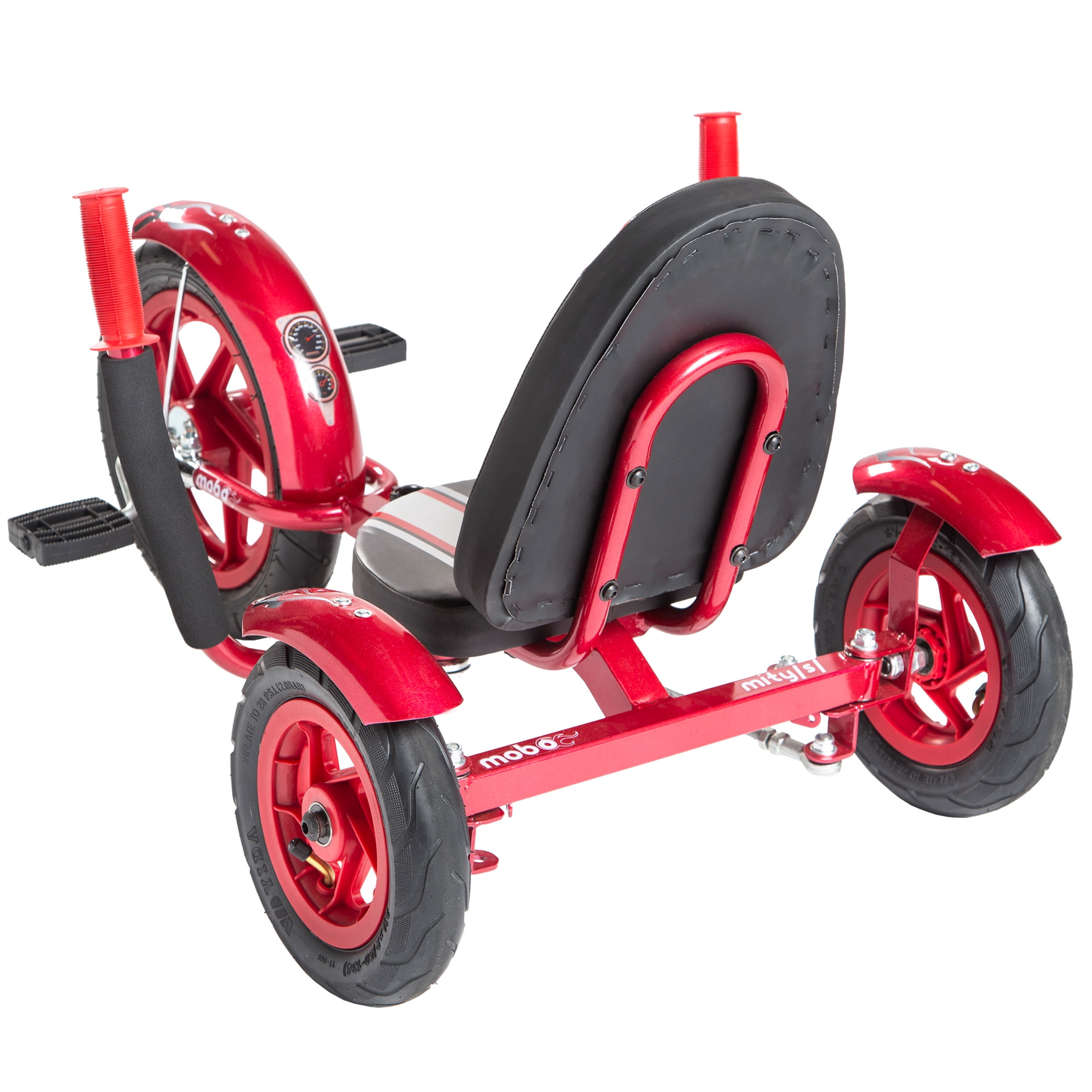 Mobo Mity Sport Tricycle, Toddler Big Wheel Ride On Trike, 3-5 Years Old, Red - Image 7