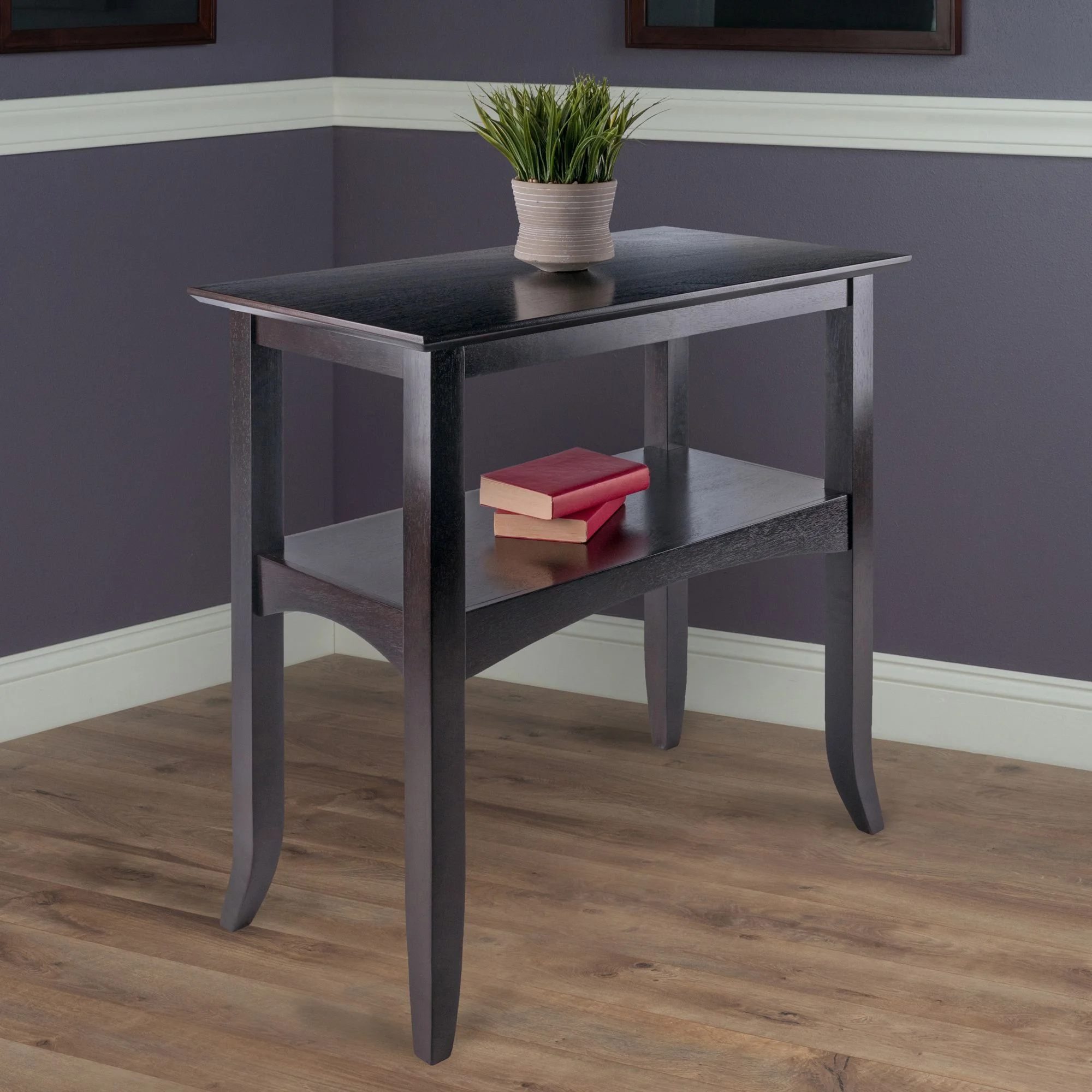 Contemporary Home Living Camden Console Table Coffee Finish - Image 5