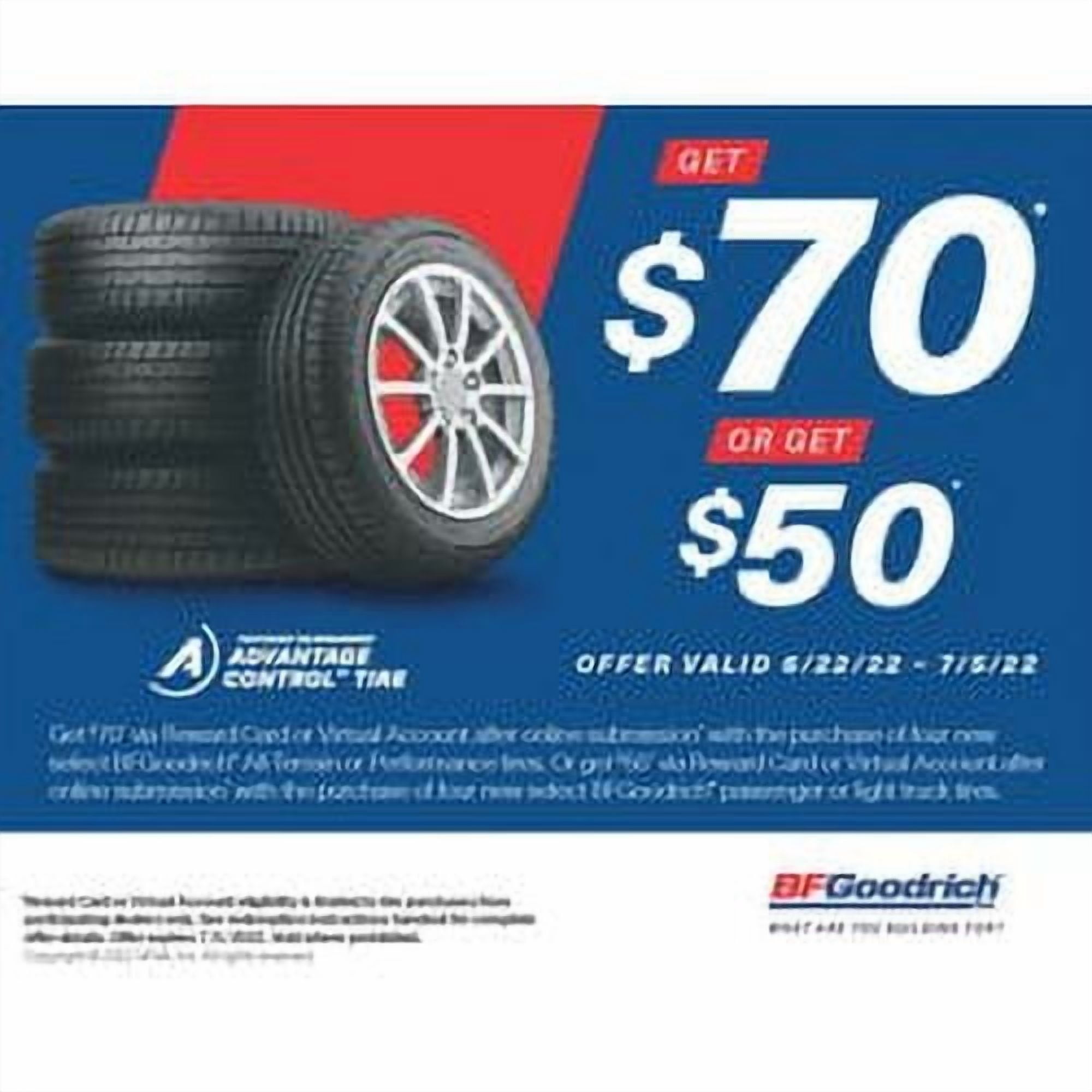 BFGoodrich g-Force COMP-2 A/S+ All Season 245/45ZR19 102W XL Passenger Tire - Image 4