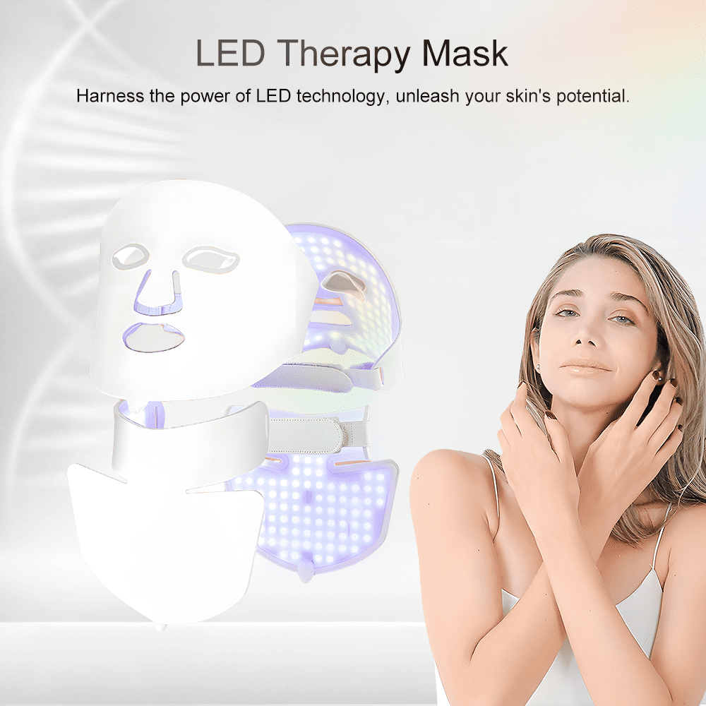 RUTAWZ LED Light Therapy Face Mask for Skin Care, Anti-Aging, and Skin Tone Improvement – Red & Multi-Color LED Light Mask for Face and Neck - Image 12