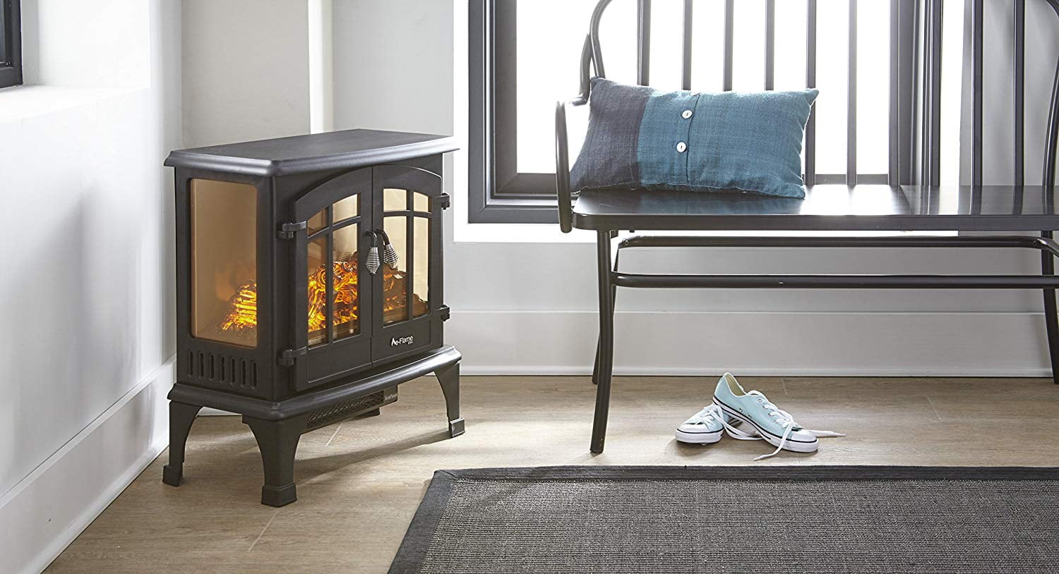 e-Flame USA Jasper Portable Electric Fireplace by Black - Image 10