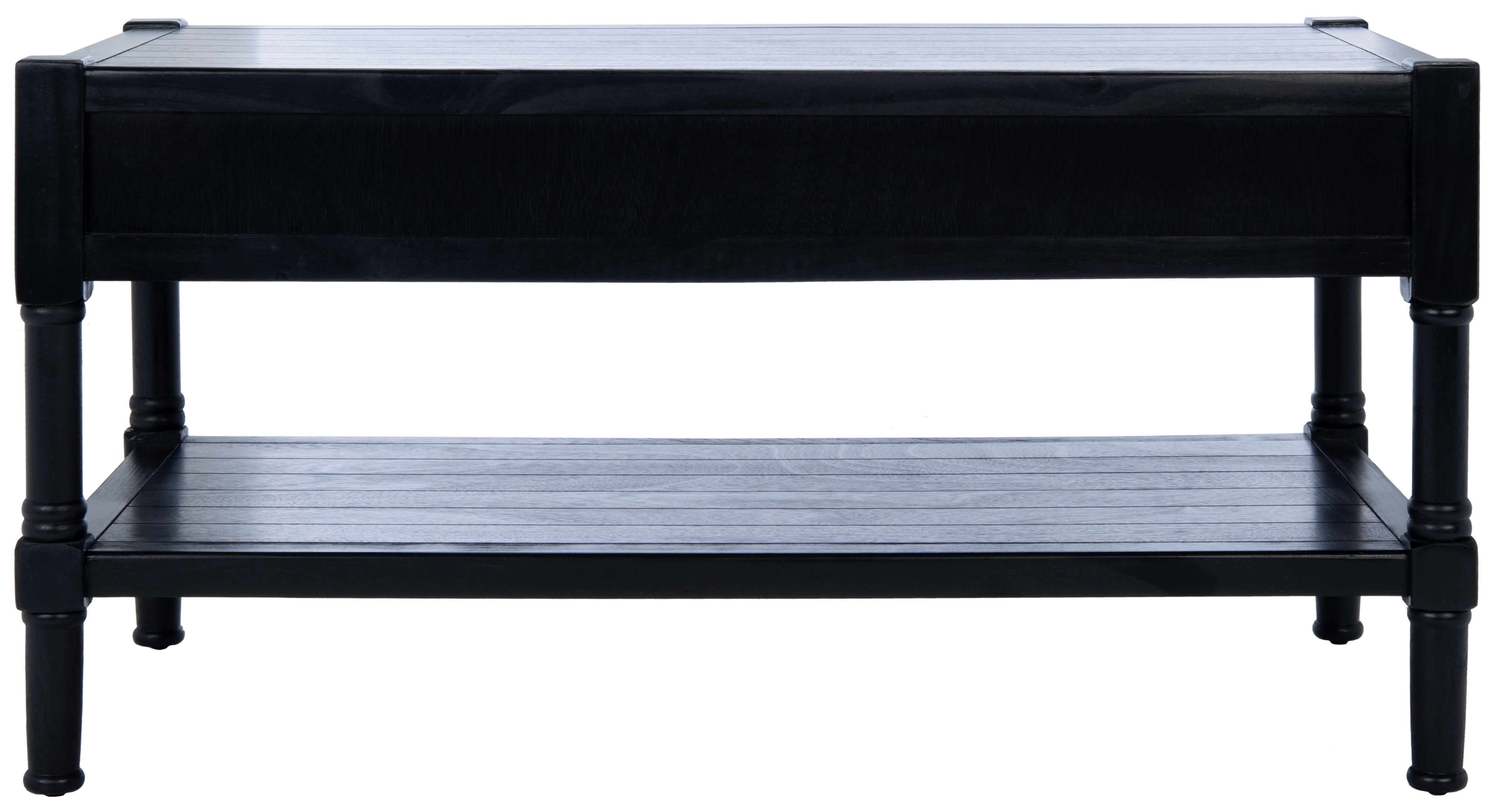 SAFAVIEH Filbert Solid 2 Drawer Coffee Table, Black - Image 10