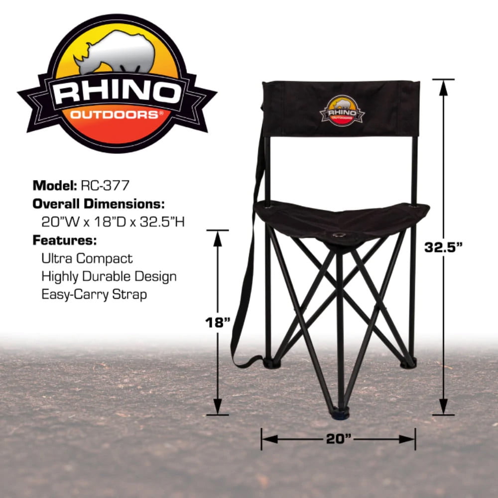 Folding Tripod Hunting Chair - Image 2