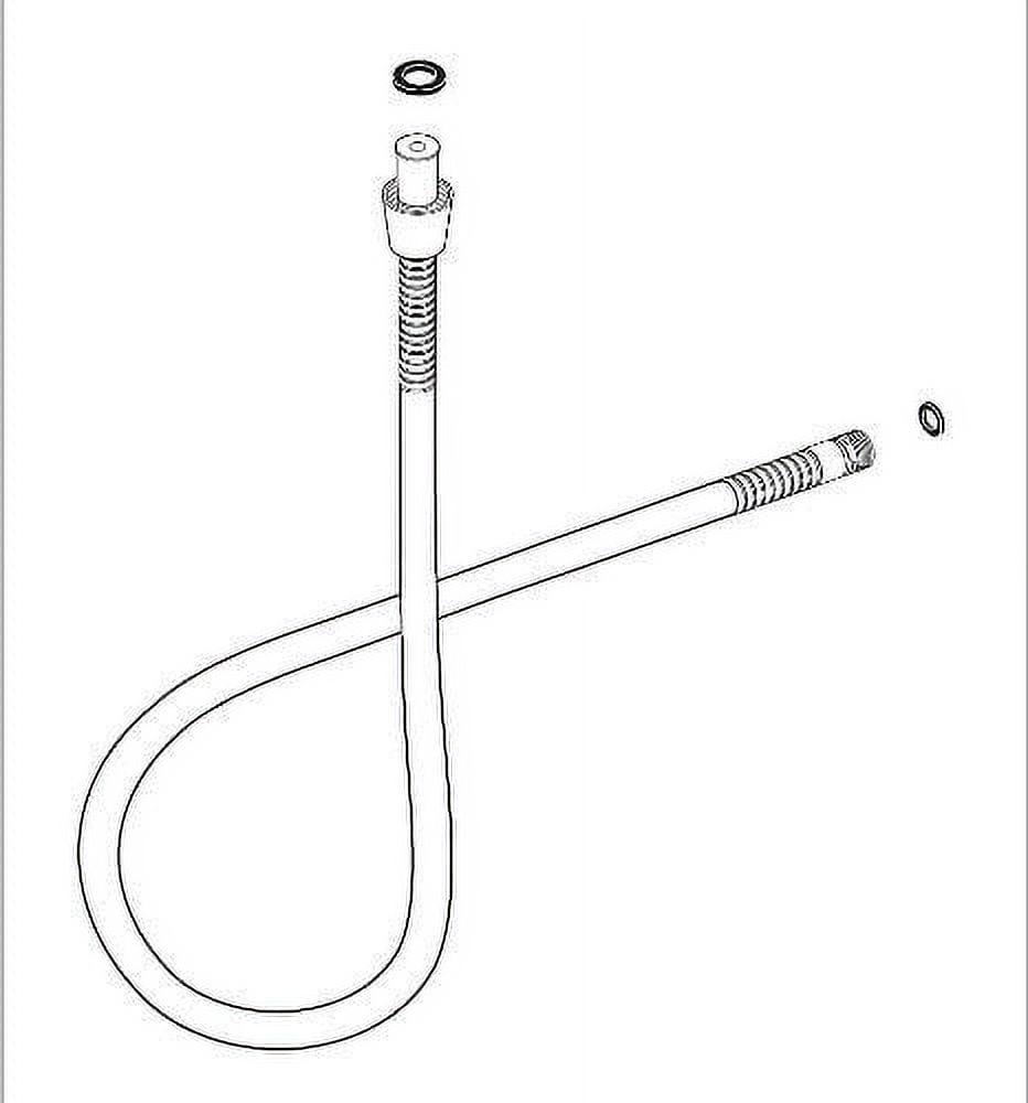 Delta Hose & Gaskets - Roman Tub - R4700 RP40664 - Image 2
