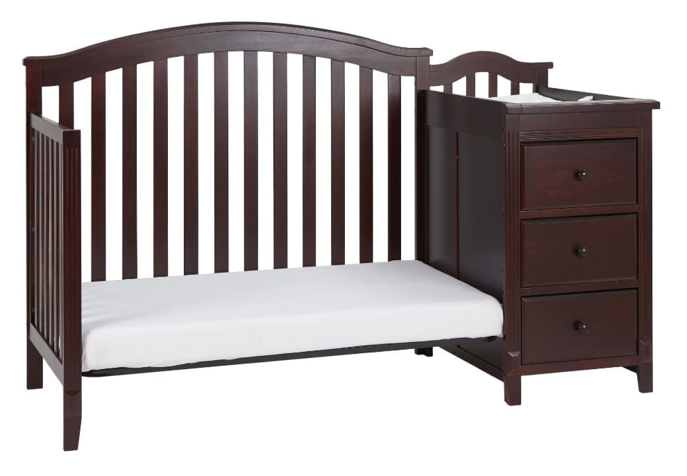 AFG Baby Furniture Kali II 4-in-1 Convertible Crib & Changer, Espresso - Image 3