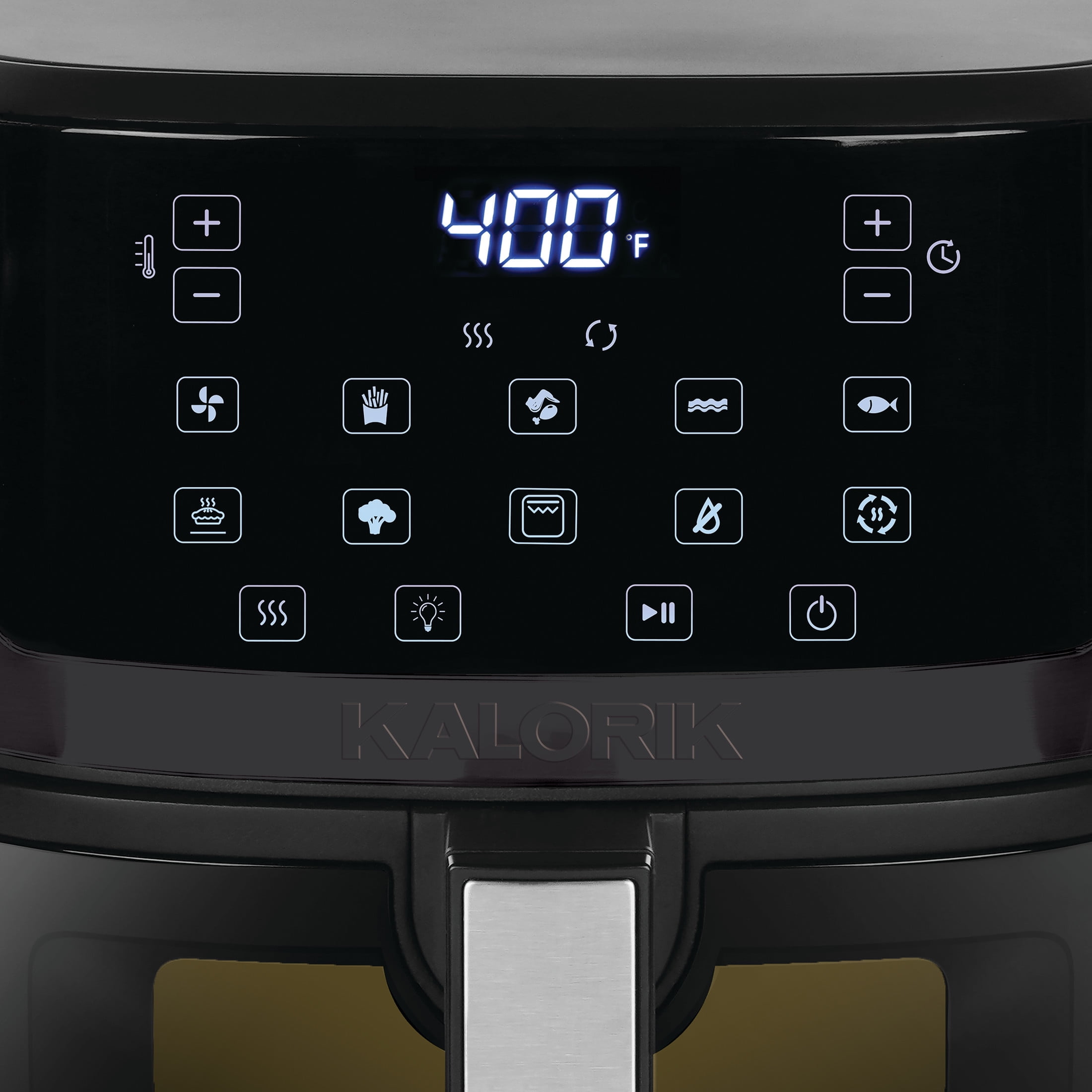 Kalorik 7 Quart Touchscreen Air Fryer with Window, in Black Steel (FT 52324 BK) - Image 5