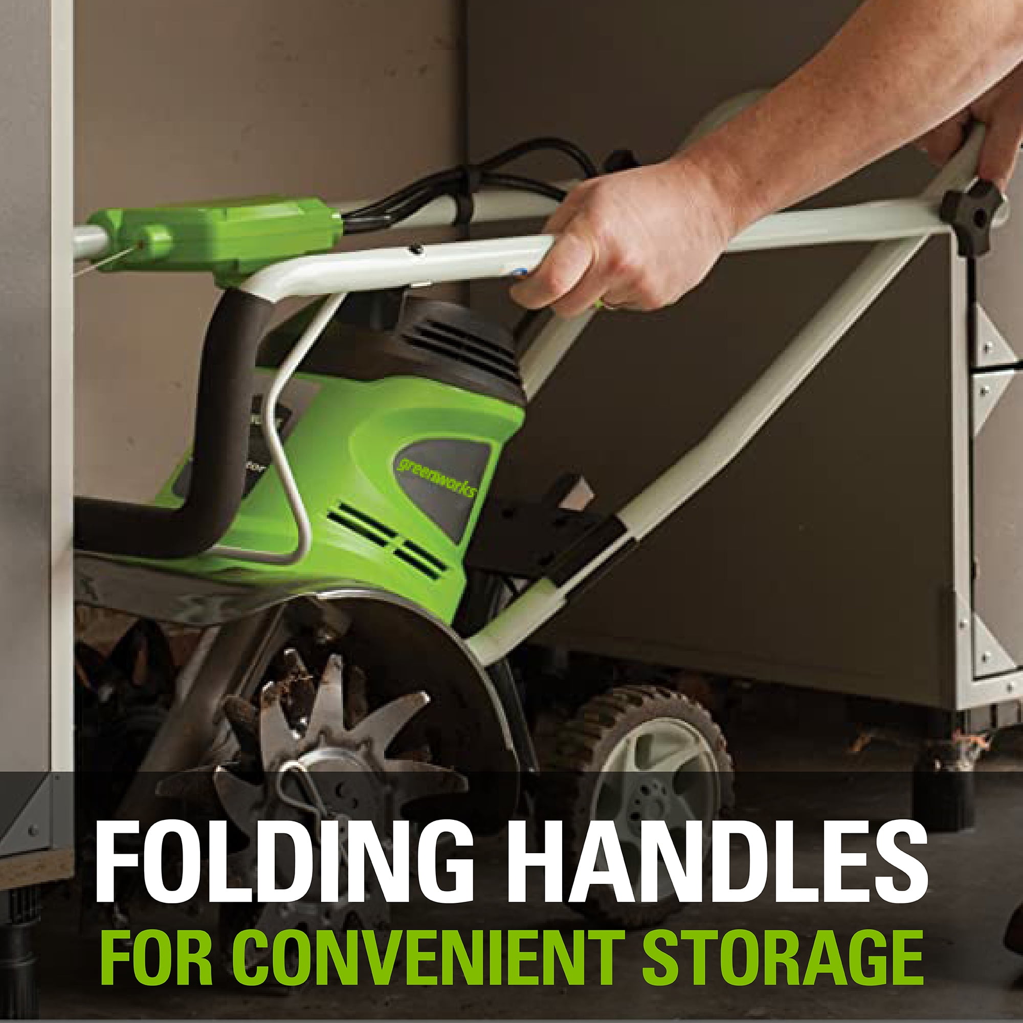 Greenworks 8 Amp 10-inch Corded Electric Cultivator/Tiller, 27072 - Image 11