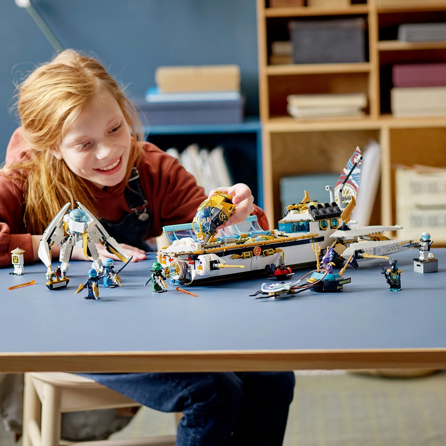 LEGO NINJAGO Hydro Bounty Building Set, 71756 Submarine Toy with Kai and Nya Minifigures, Ninja Toys, Gifts, Presents for Kids, Boys, Girls Age 9 Plus Years Old - Image 5