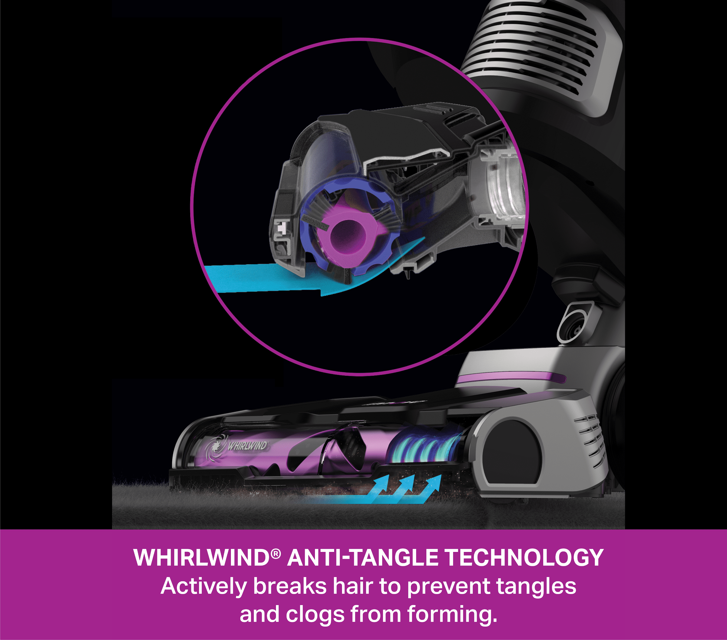 Innova by Eureka Upright Vacuum with Whirlwind Anti-Tangle Technology, NEU700, New - Image 7