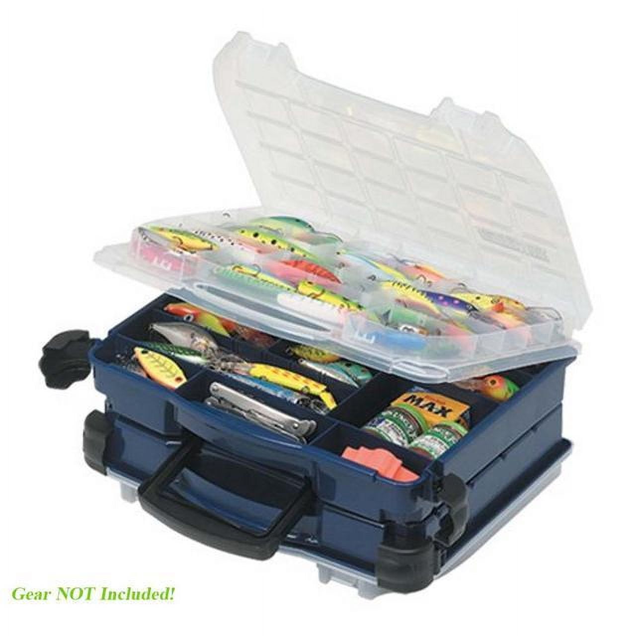 Frabill Dbl Cover - 2 Sided, Fishing Tackle Boxes & Bait Storage - Blue / Clear - Image 3