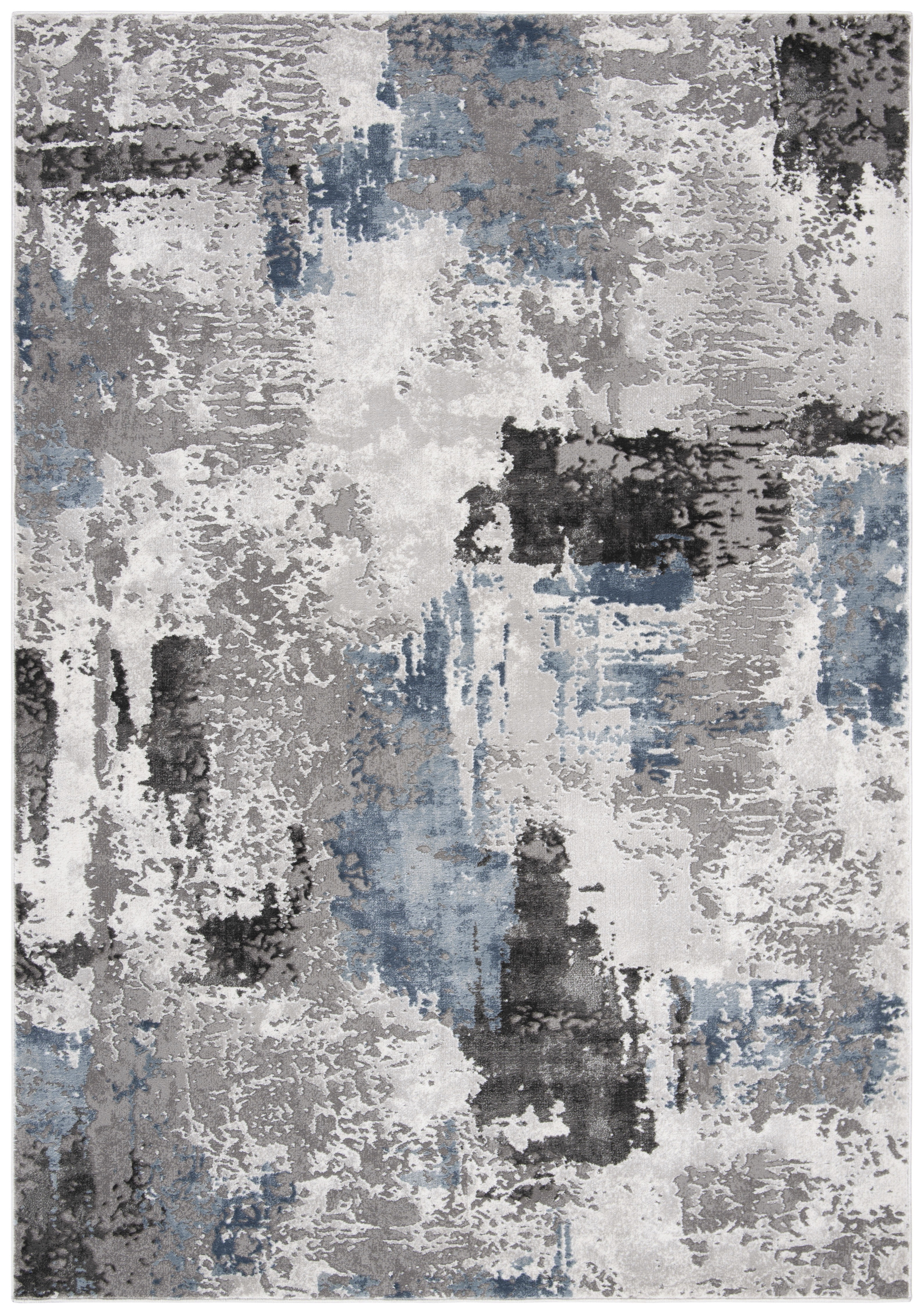 SAFAVIEH Craft Constantine Abstract Area Rug, Grey/Dark Grey, 5'3" x 7'6" - Image 6