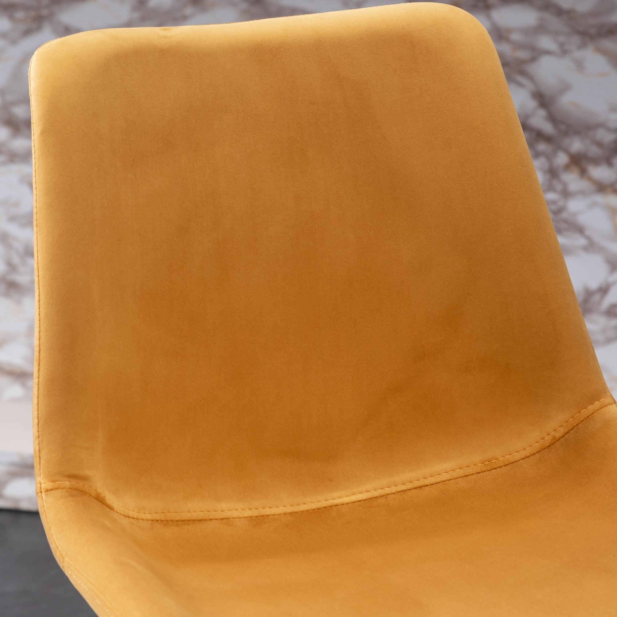 Roundhill Aufurr Modern Velvet 26.50 in Counter Height Stools - Set of 2 - Gold - Image 5