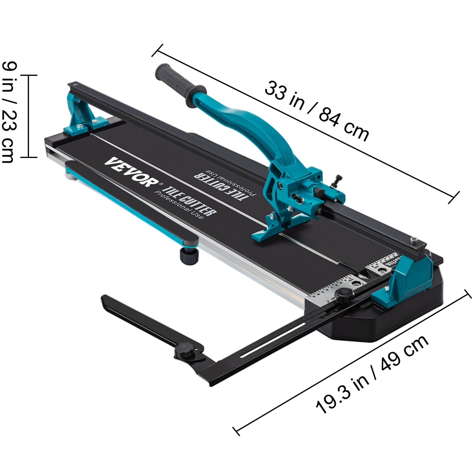 VEVOR 24 inch Tile Cutter Single Rail Double Brackets Manual Tile Cutter 3/5 inch Cap w/Precise Laser Manual Tile Cutter Tools for Precision Cutting - Image 4