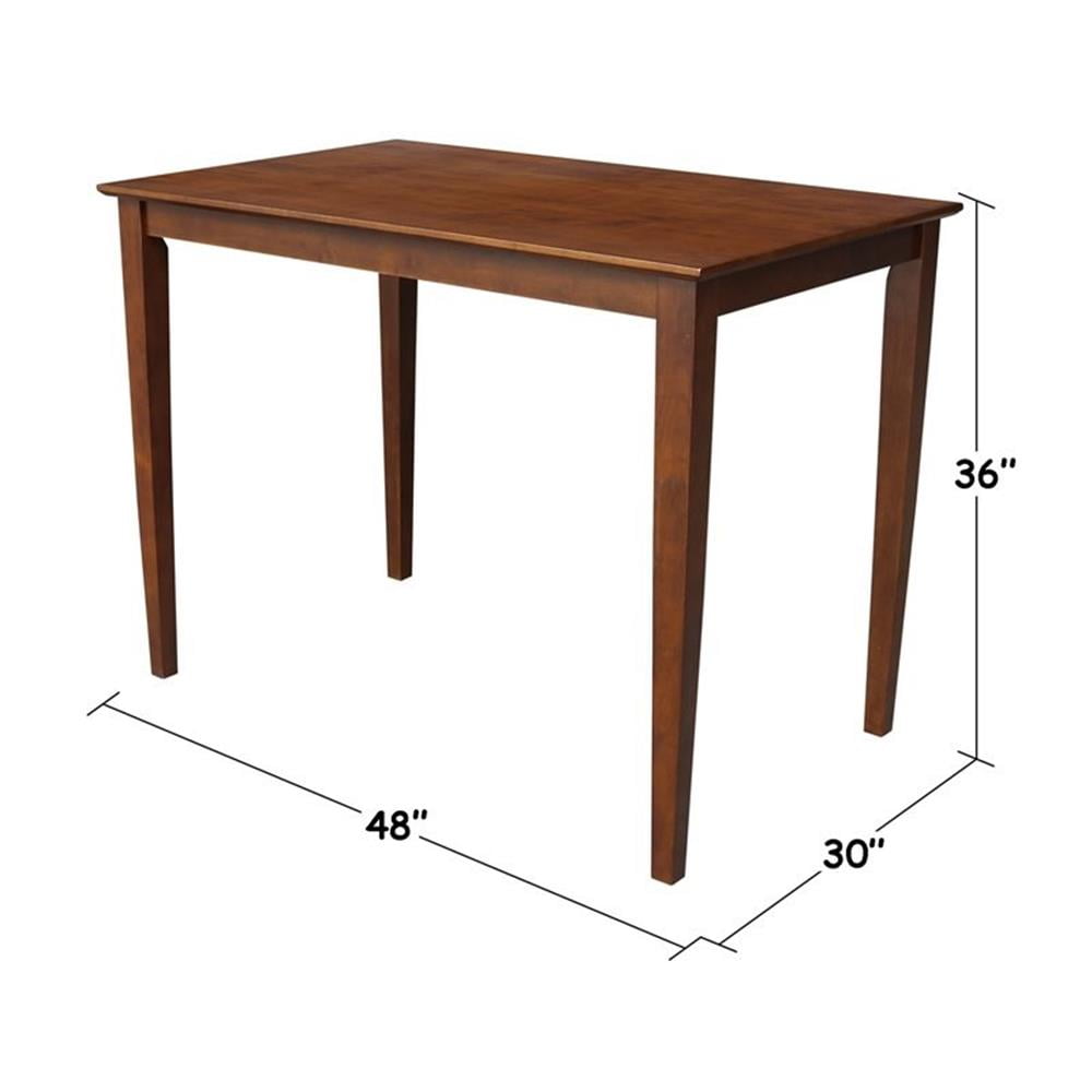 Solid Wood Top Table, Shaker Legs - Image 2