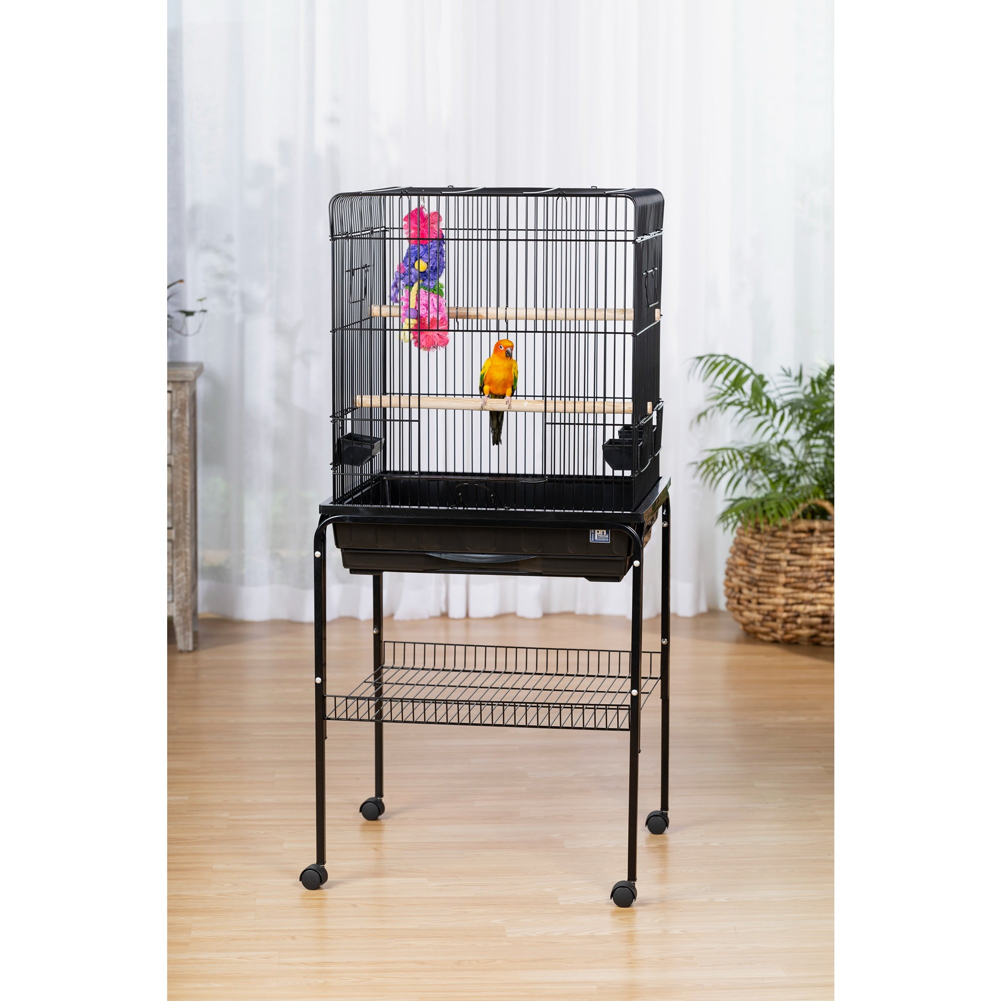 Prevue Pet Products Parrot Bird Cage - Black SP25217B/B - Image 3