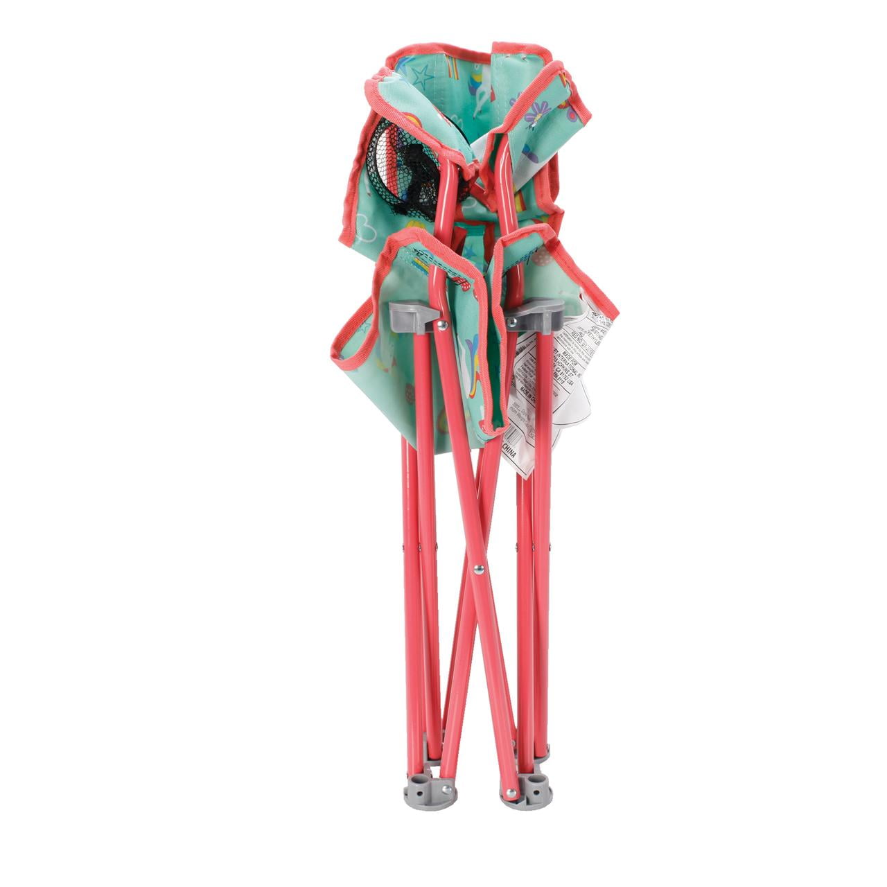 Crckt Kids Folding Camp Chair with Safety Lock, Unicorn Print, 125lb Capacity - Image 5