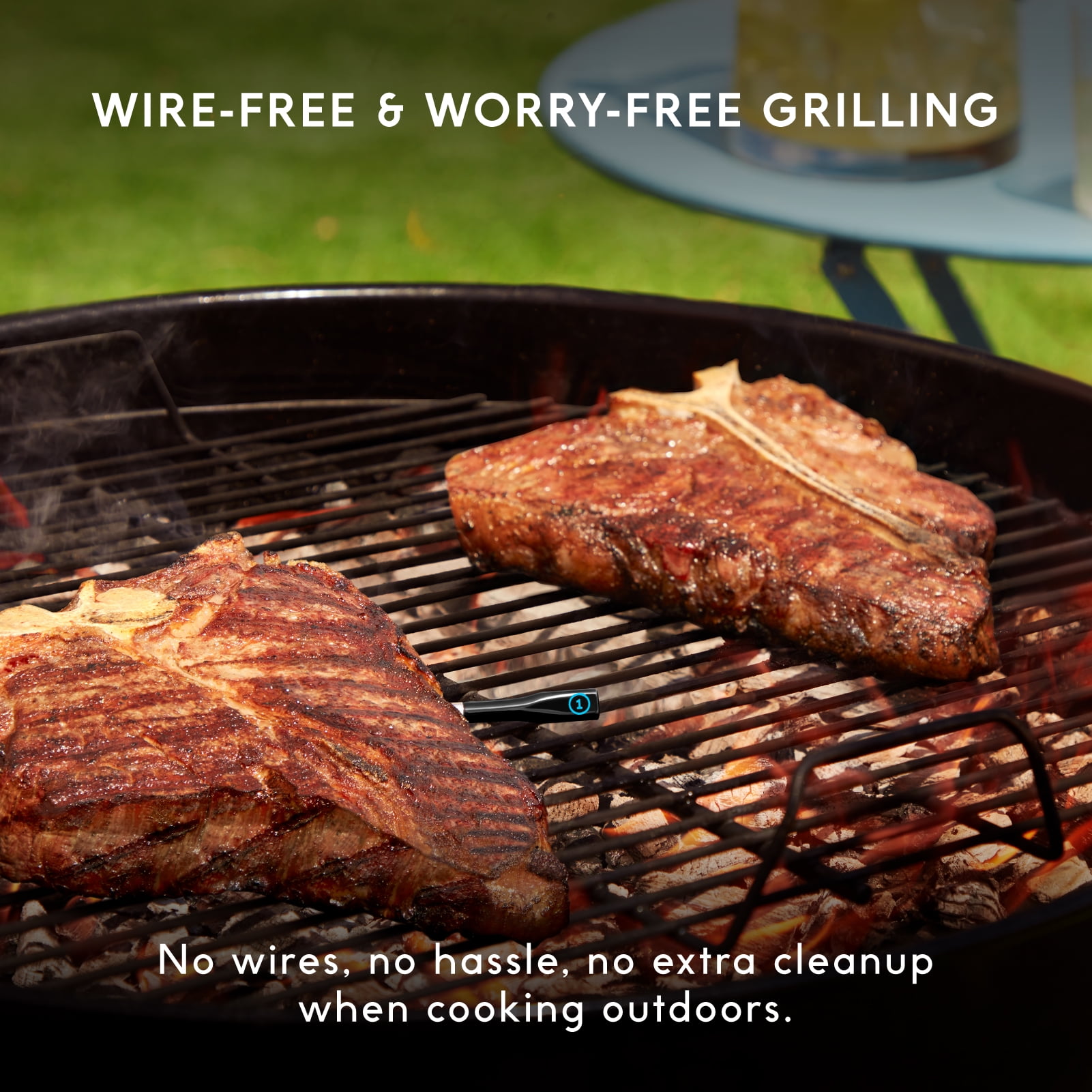 CHEF iQ Smart Wireless Meat Digital Cooking Thermometer, Bluetooth & Wifi Enabled - Image 3