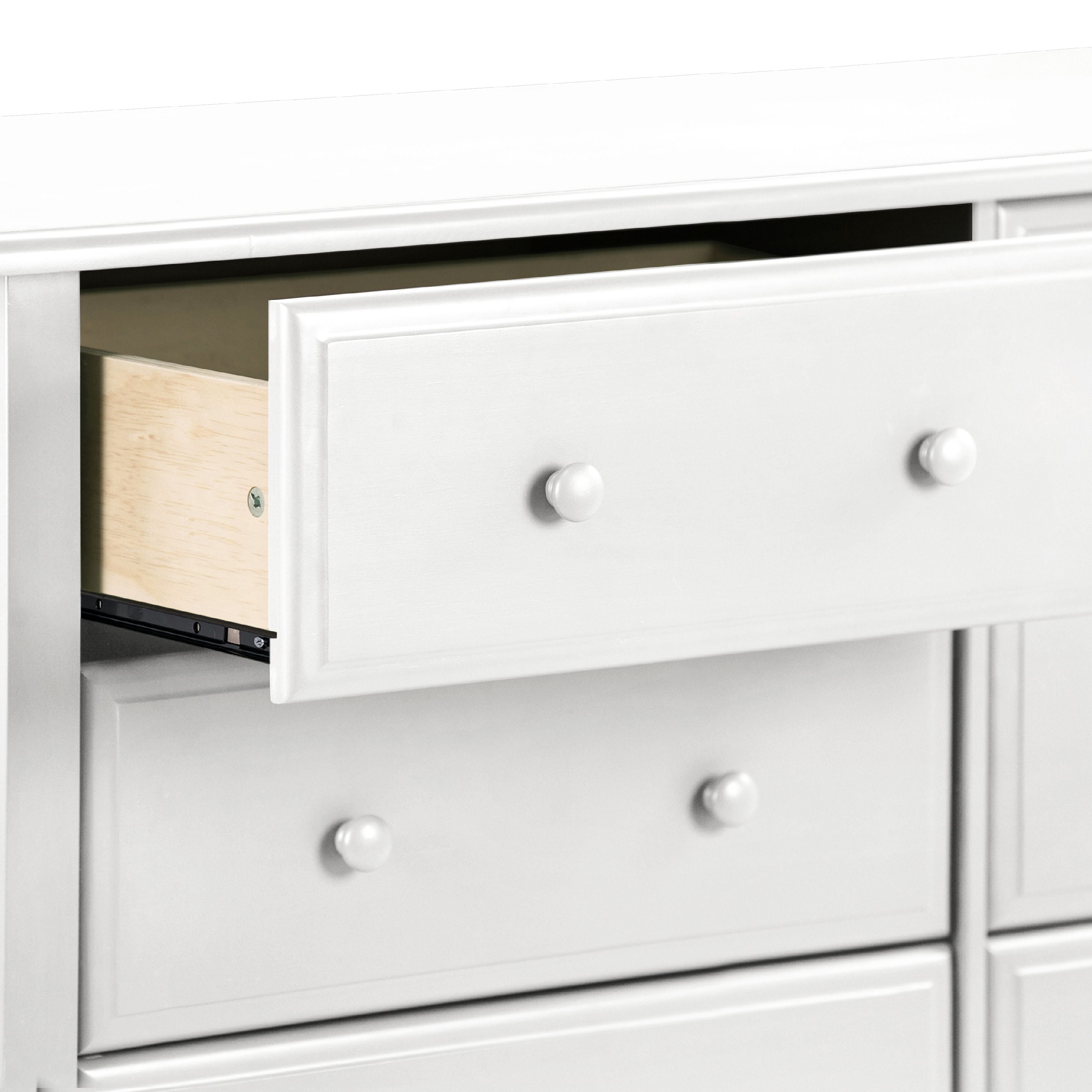 DaVinci Jayden 6-Drawer Double Wide Dresser in White - Image 3