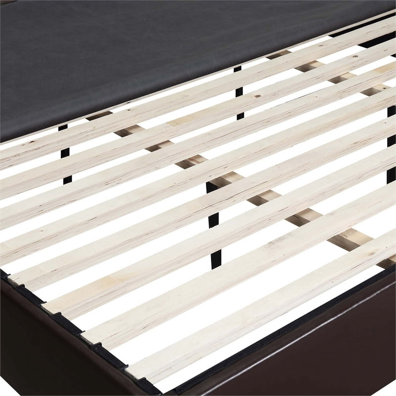 Picket House Furnishings Abby King Platform Bed-Color:Brown,Style:Contemporary,Weight:77,Width:76 - Image 7