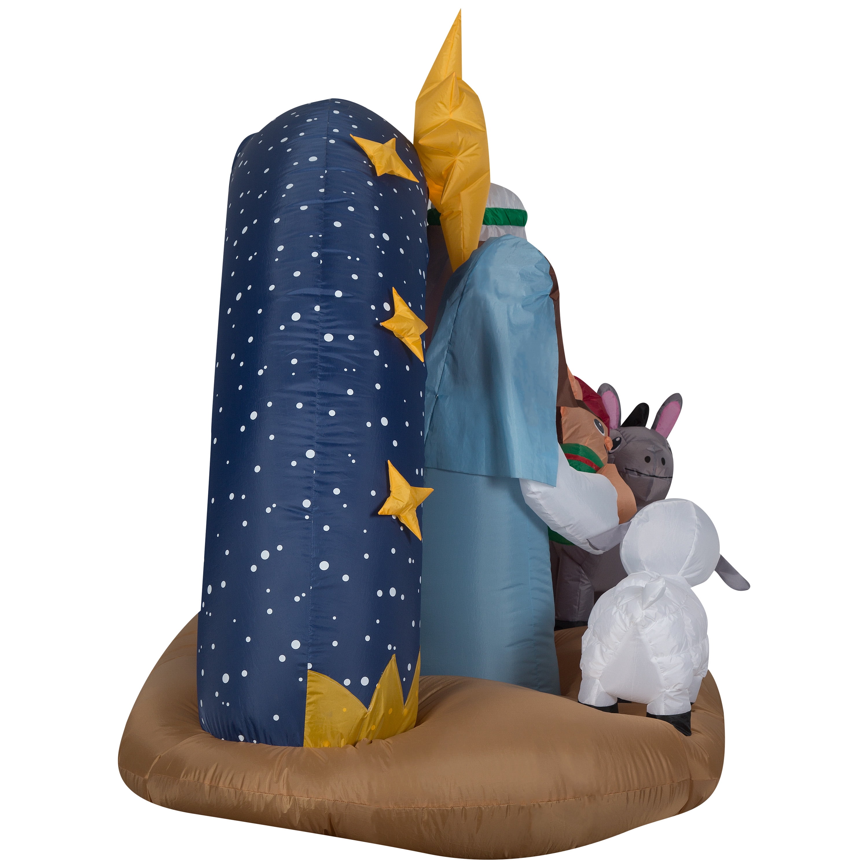 Airblown Snowy Night Nativity Inflatable - Image 4