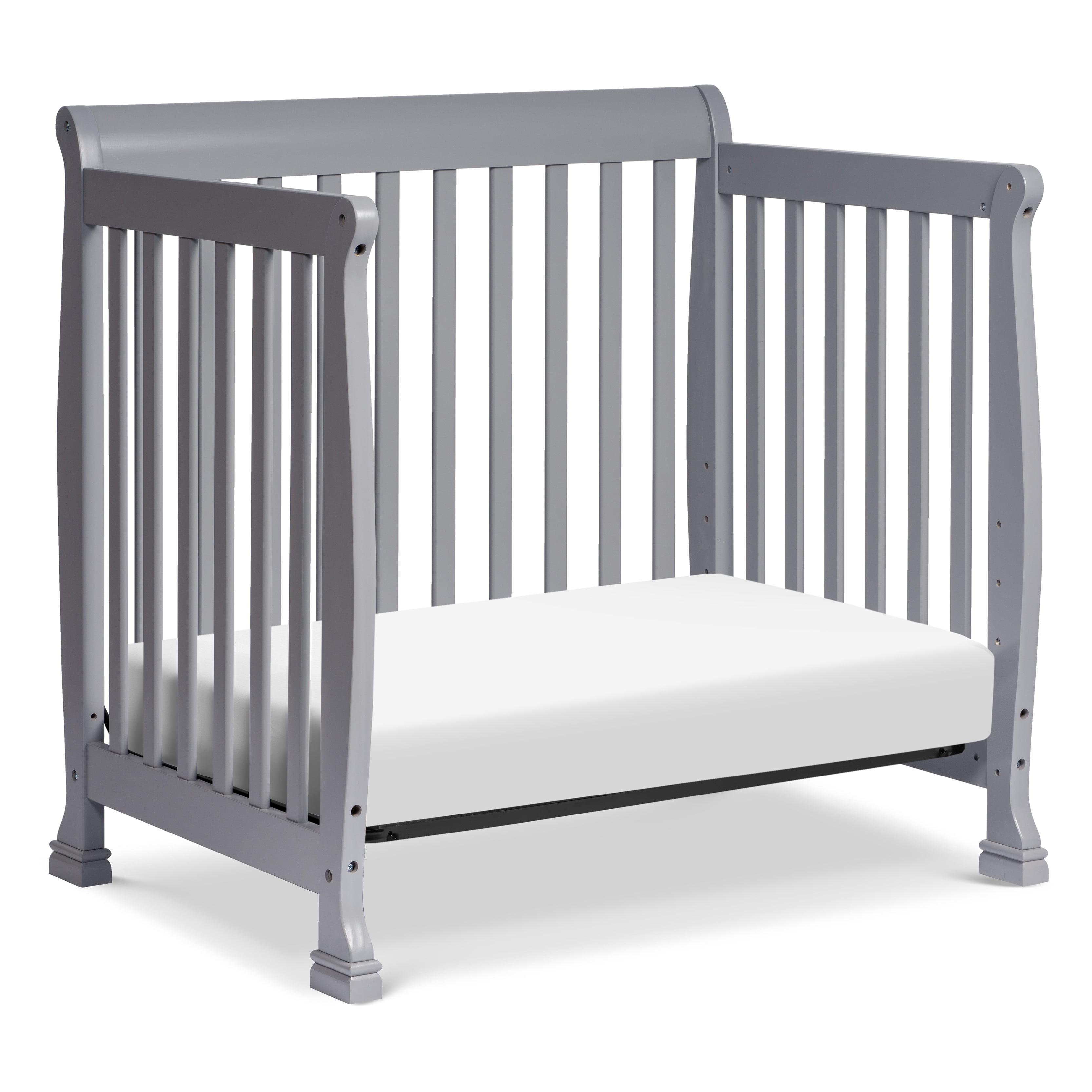 DaVinci Kalani 4-in-1 Convertible Mini Crib, Gray - Image 8