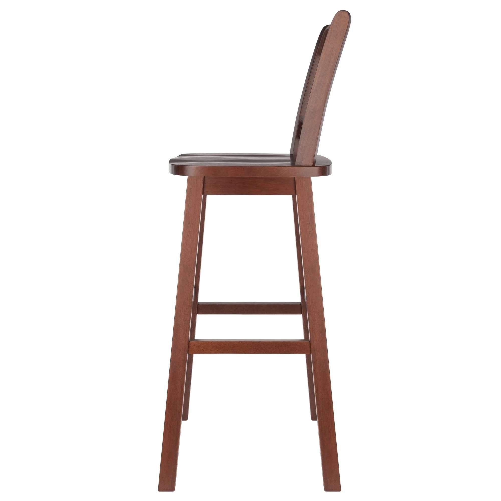Winsome Wood Fina Swivel Seat Bar Stool, Walnut - Image 2