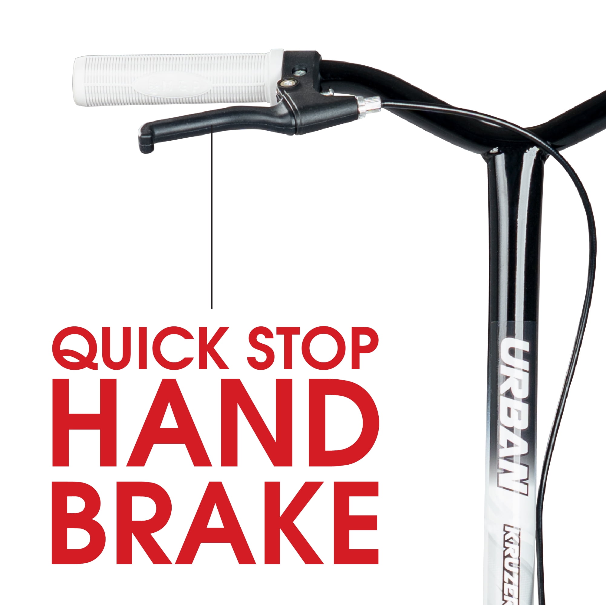 Madd Gear Urban Glide Commuter Scooter - White / Black - Image 10